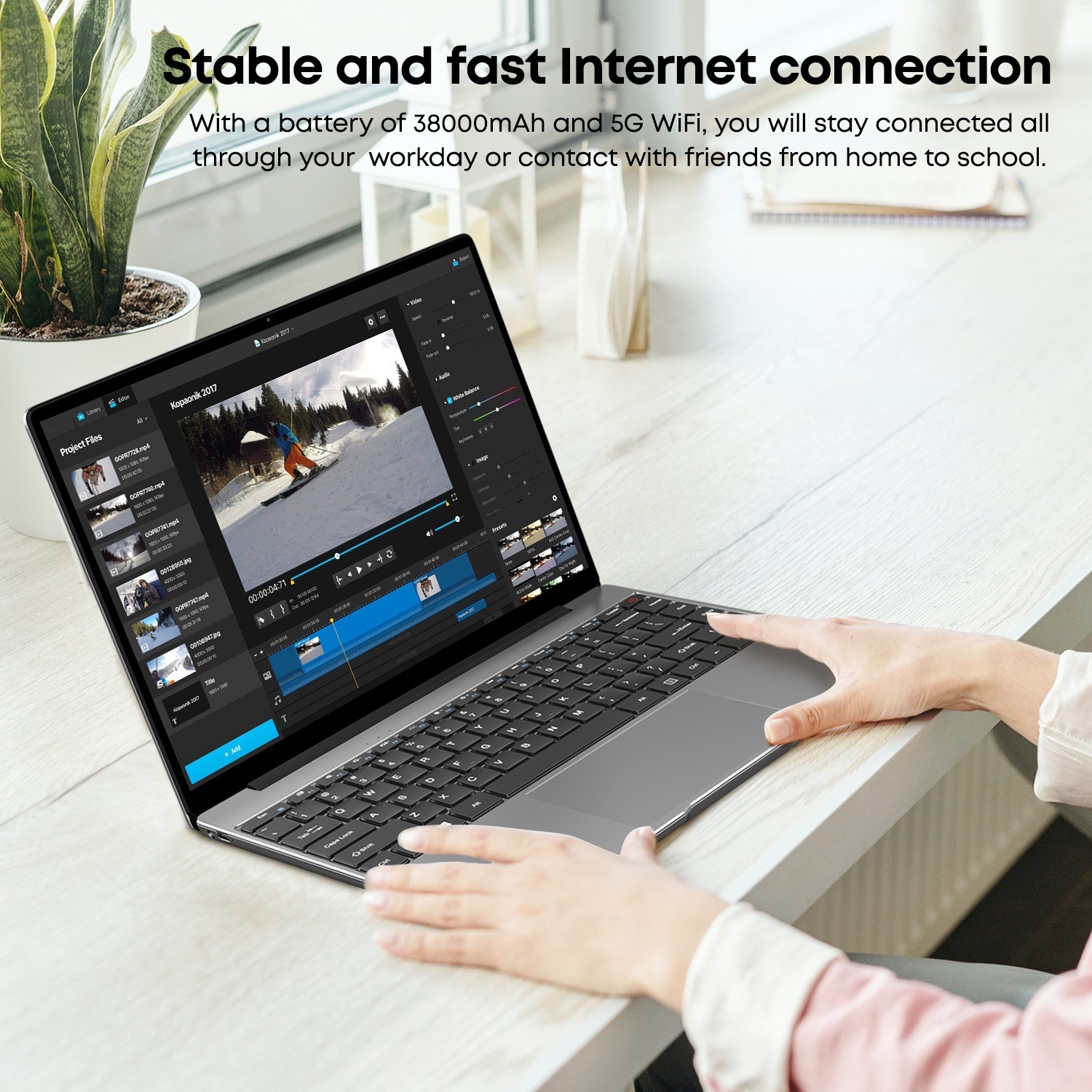 CHUWI GemiBook Pro 14.1″ Laptop Windows 11 Intel N5100 8+256GB Backlit Notebook