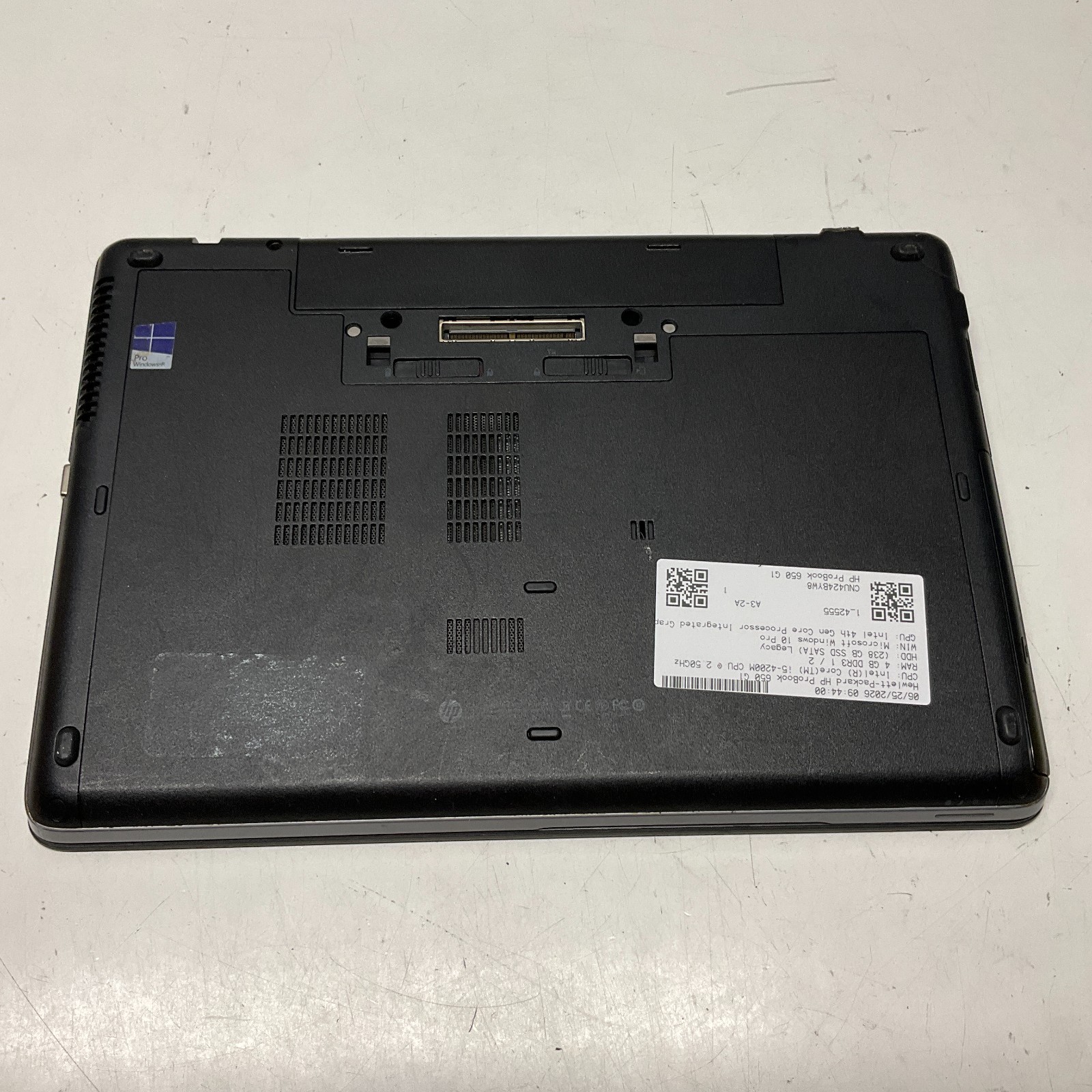 HP ProBook 650 G1 15.6″ i5-4210M @ 2.60Hz Laptop 4GB 250GB SSD Windows 10 READ