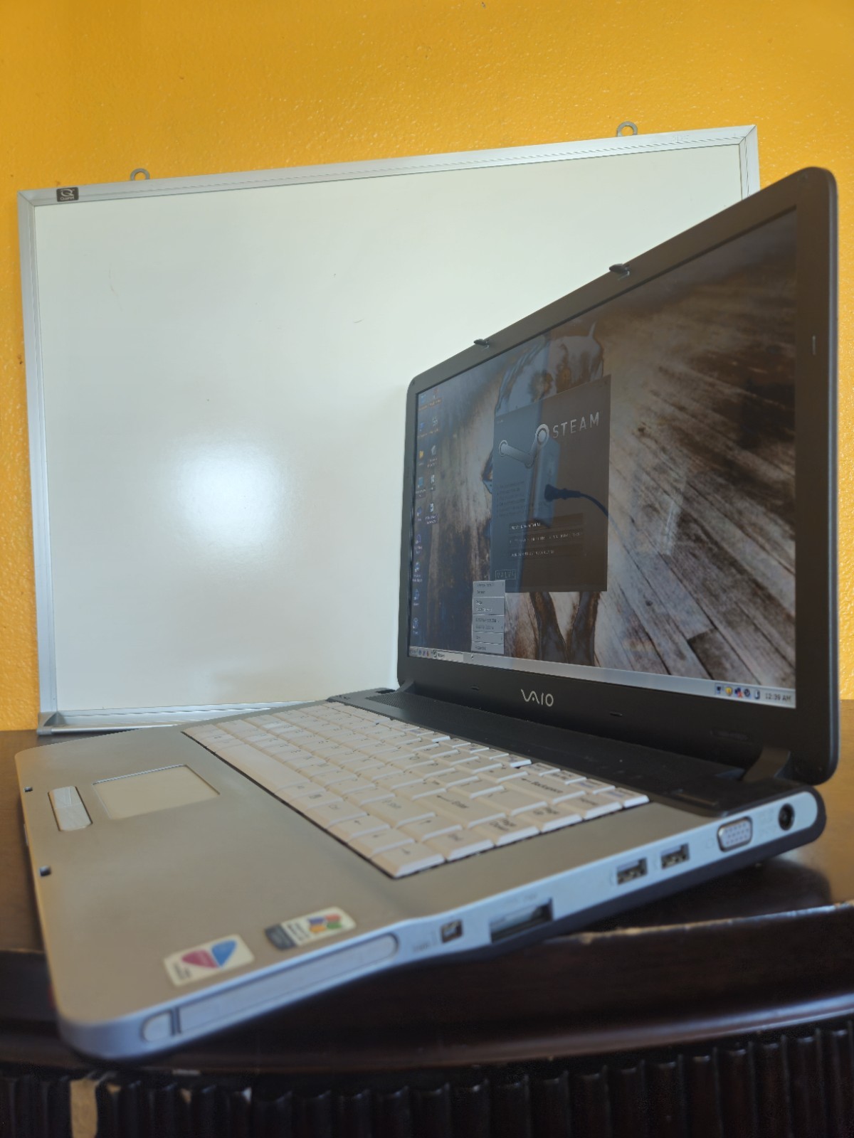Sony VAIO, model PCG-7L1L / Good Condition / Powers On, Good For Repair Or Parts