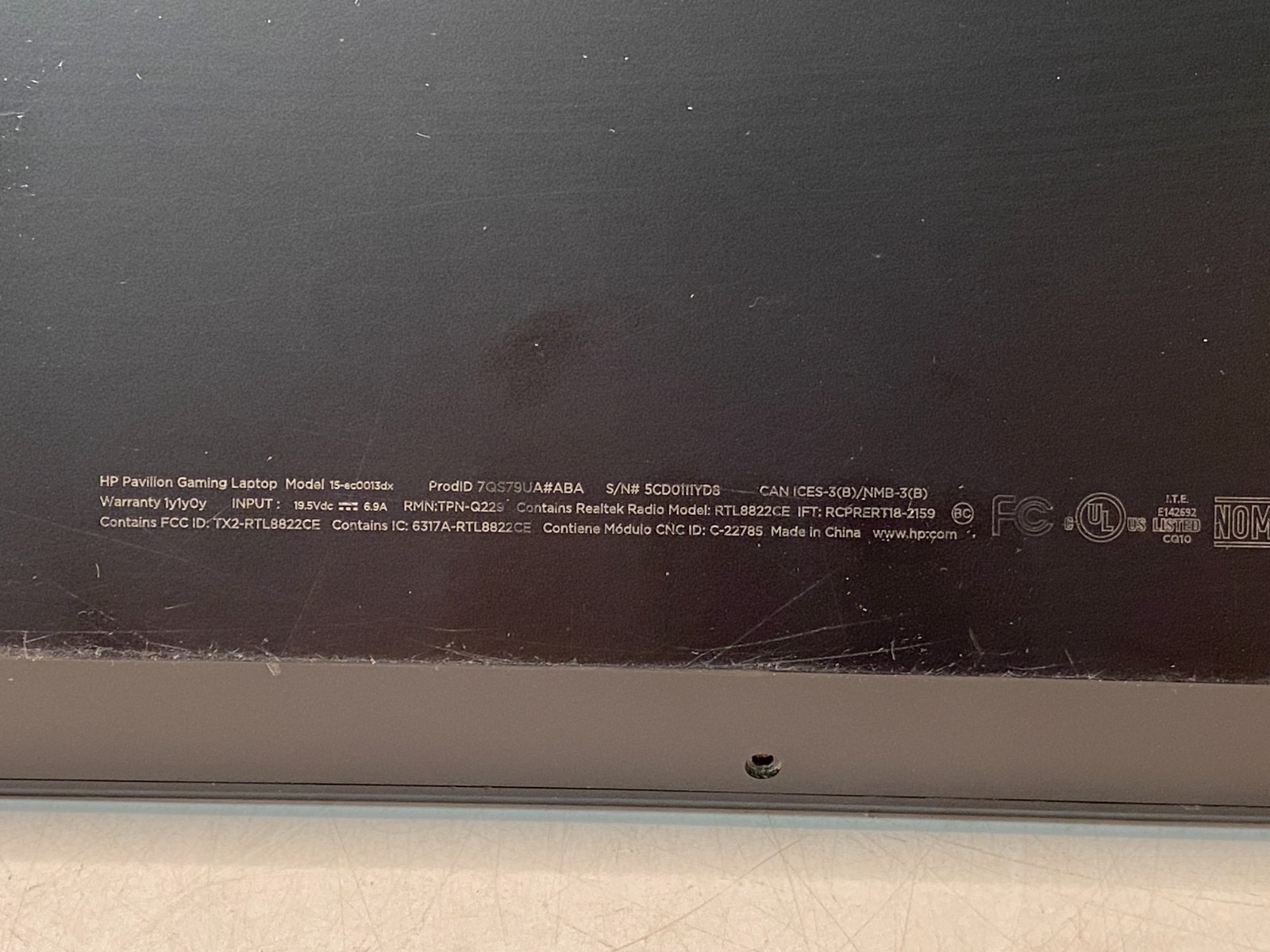 HP 15-ec0xxx Ryzen 5 3550H GTX 1050 No RAM/SSD/Battery KB Issues PARTS