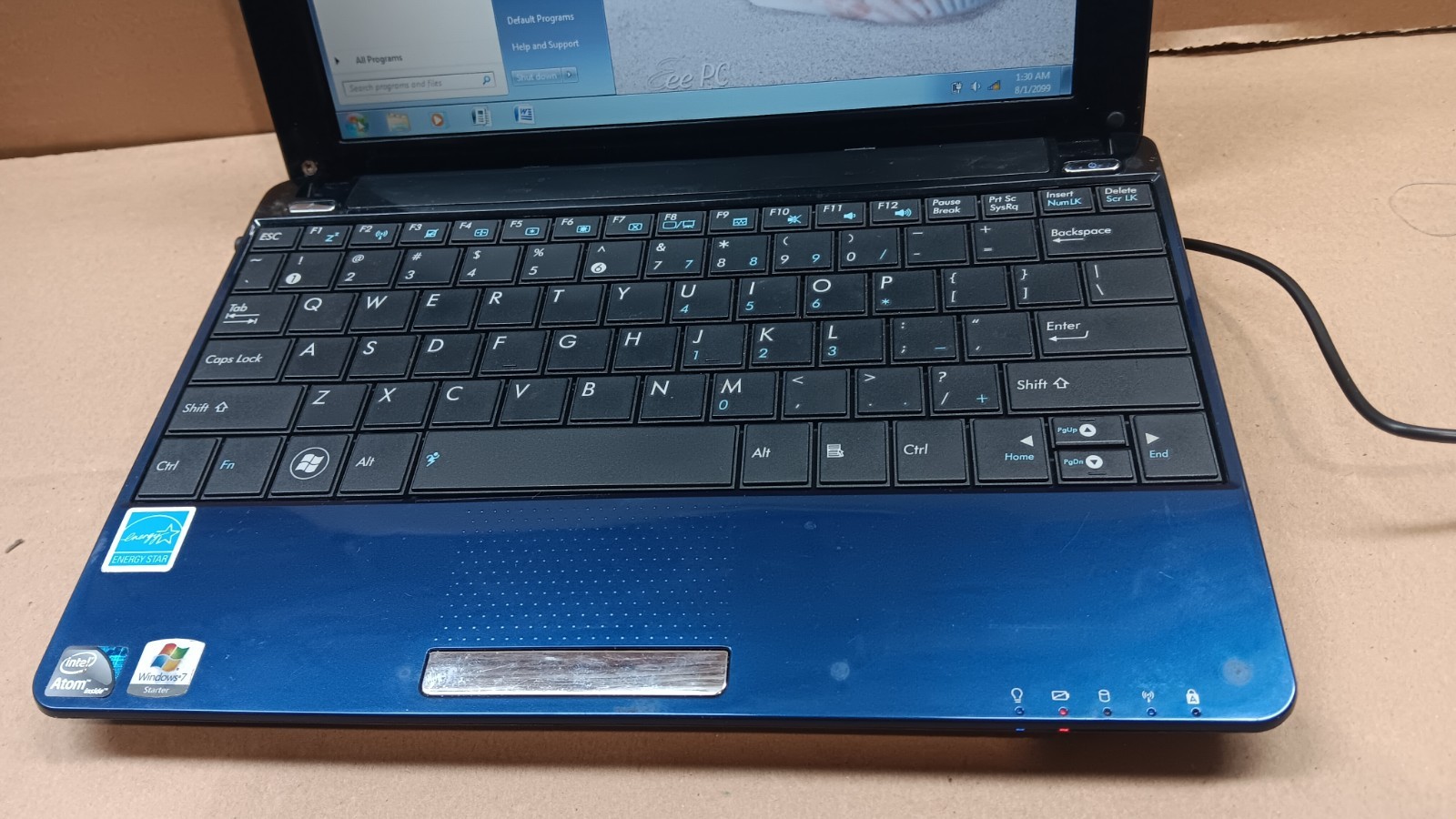 ASUS Eee PC 1001P 10.1″ Mini Netbook Atom N450 2GB 160 GB HD Windows 7 Starter
