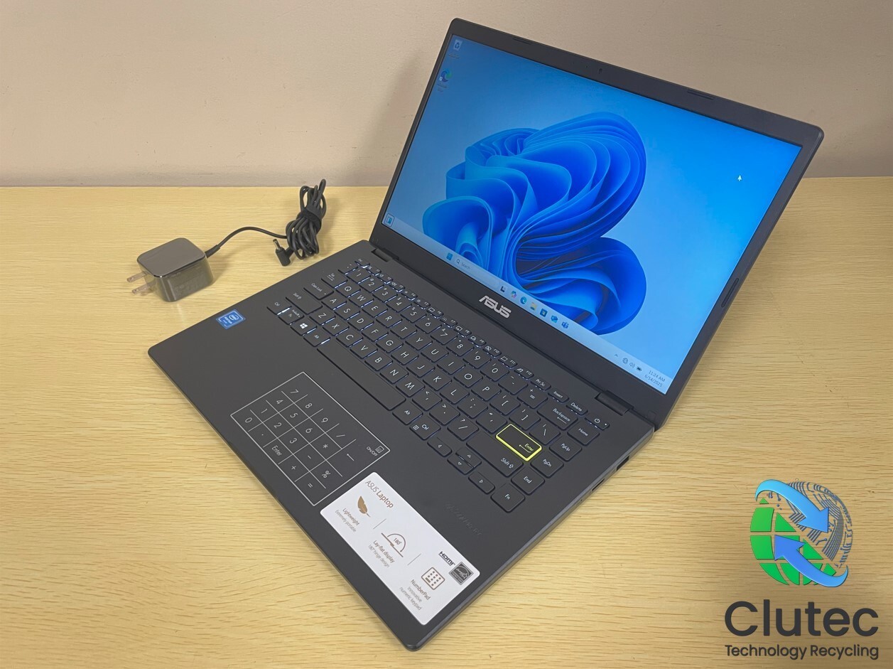 Asus E410MA 14″ Pentium Silver 1.1Ghz 4GB RAM 128GB eMMC Laptop Win 11 w/ AC