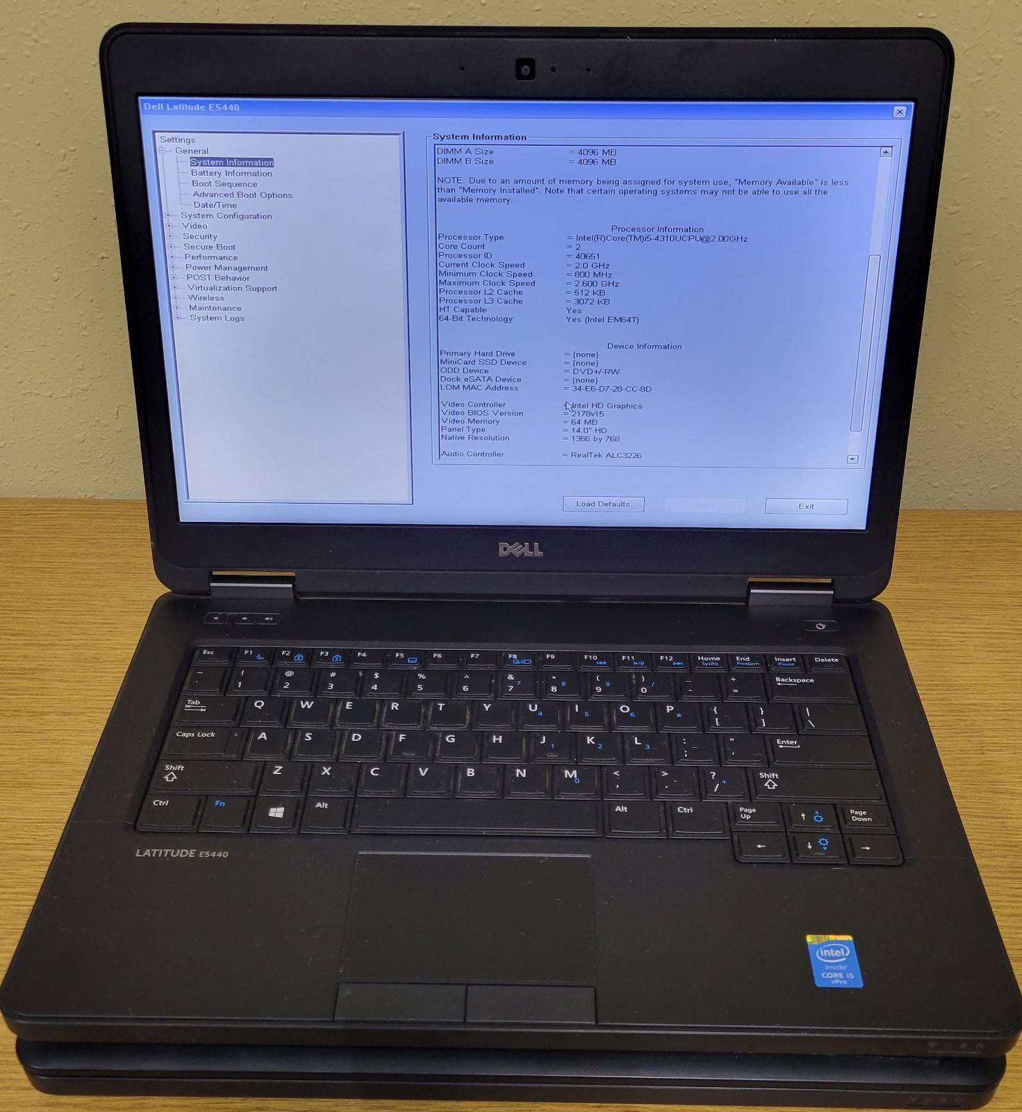 (Lot of 2) Dell Latitude 5440 i5-4th Gen 1.7/2.0GHz 8GB PC3 No OS/SSD/HDD