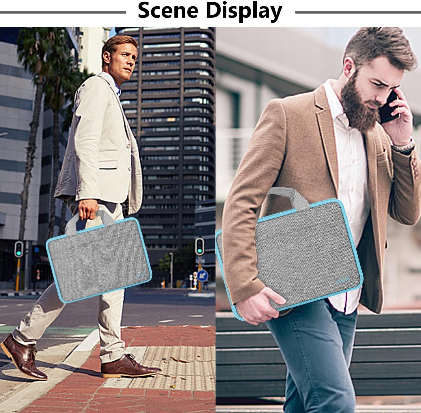 13-14 Inch Laptop Sleeve Briefcase Compatible with MacBook Pro M1/M2/M3/M4/M5