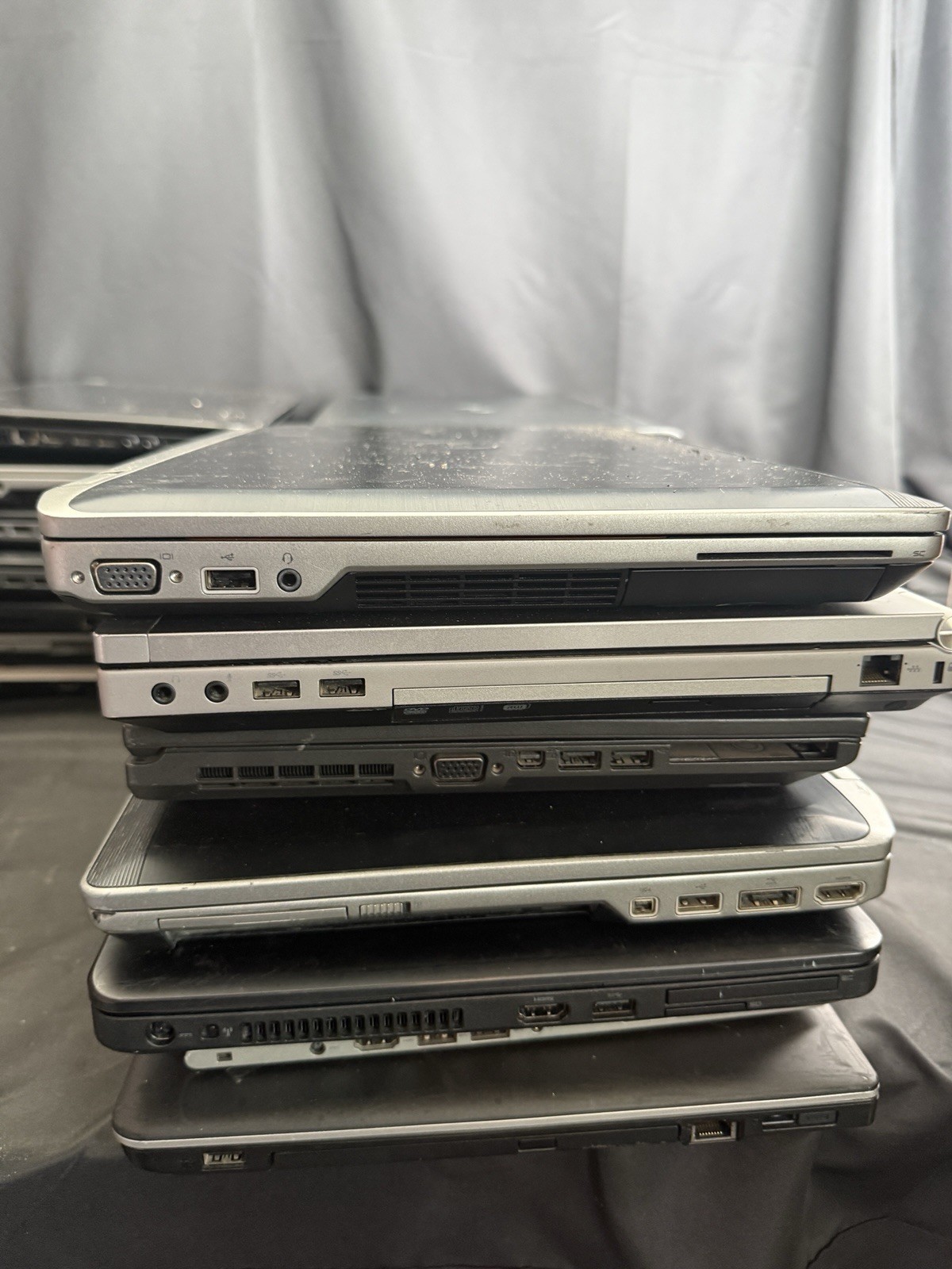 Lot of 48 Laptops Dell HP Lenovo ASUS i3 i5 i7 Tested to BIOS Parts/Repair