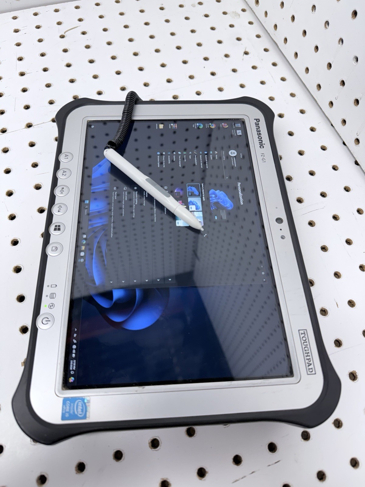 PANASONIC TOUGHPAD FZ-G1 8 GB LAN RJ45 Diagnostic Tablet I5 5th Gen Stylus Strap
