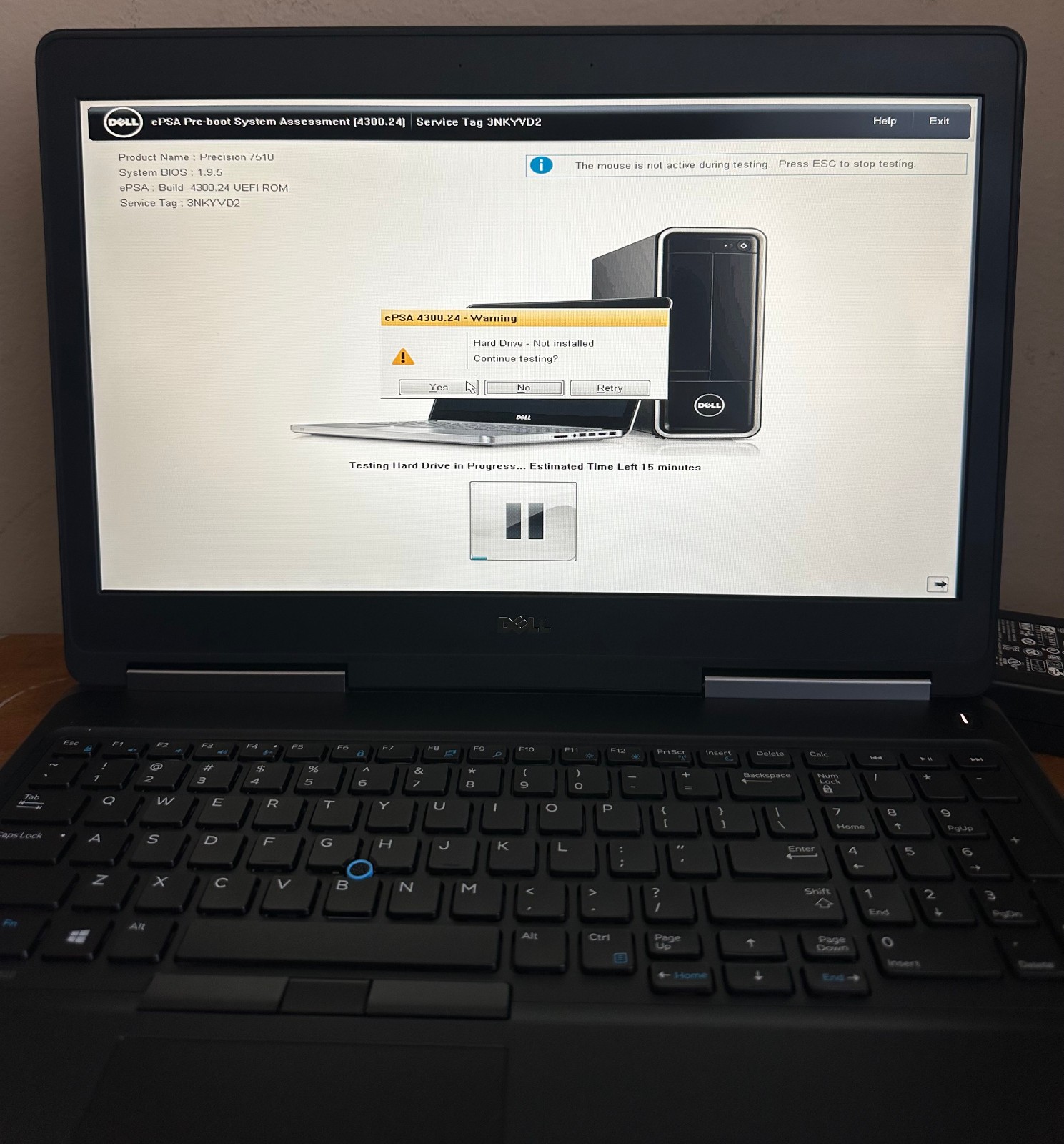 Dell Precision 7510 Intel Core Xeon 256GB SSD E3-1535M v5 2.9 15.6 Laptop PC