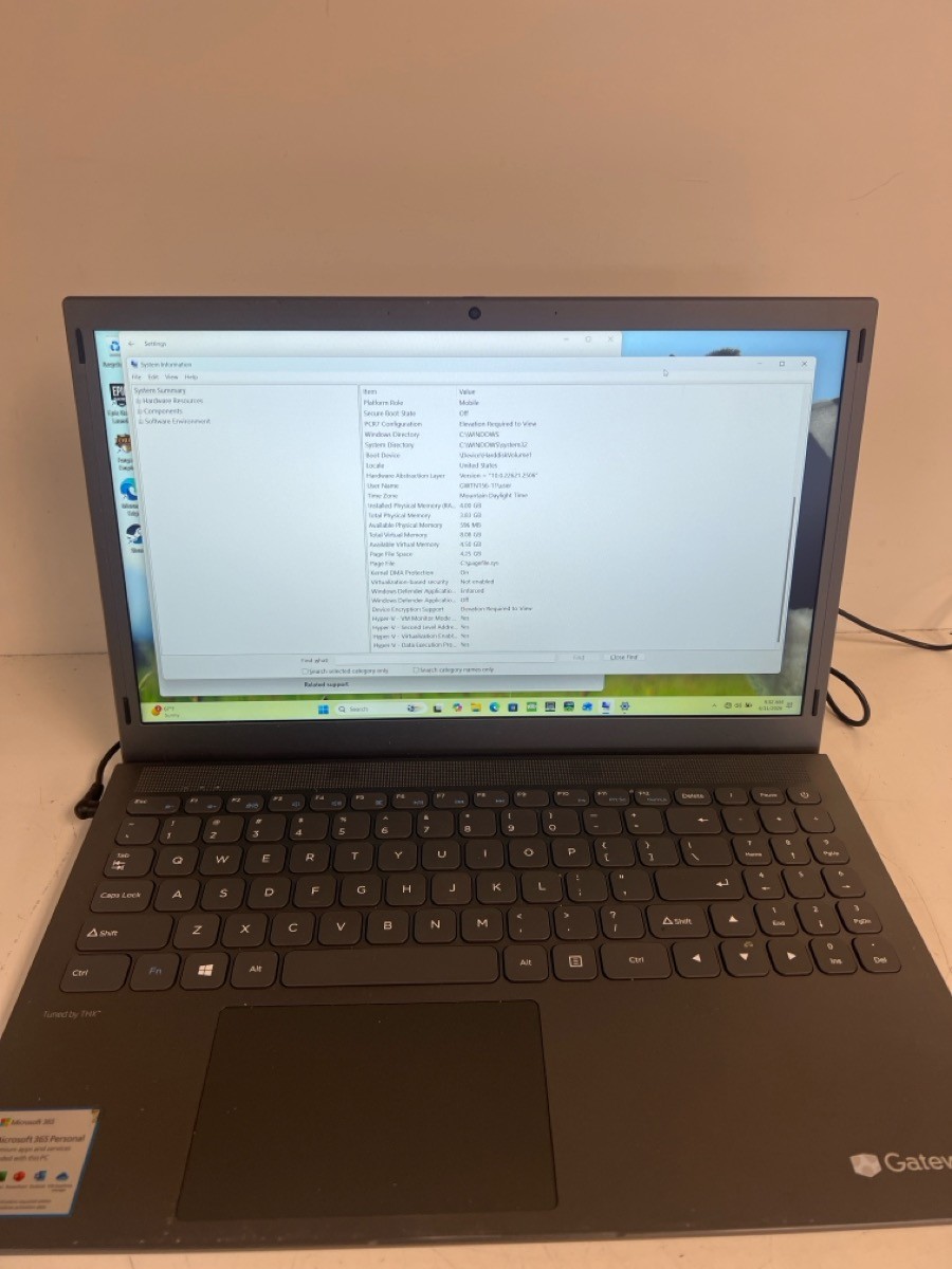 GATEWAY GWTN156-11 LAPTOP: WINDOWS 11 HOME, PENTIUM SILVER N5030, 4G (P24034874)