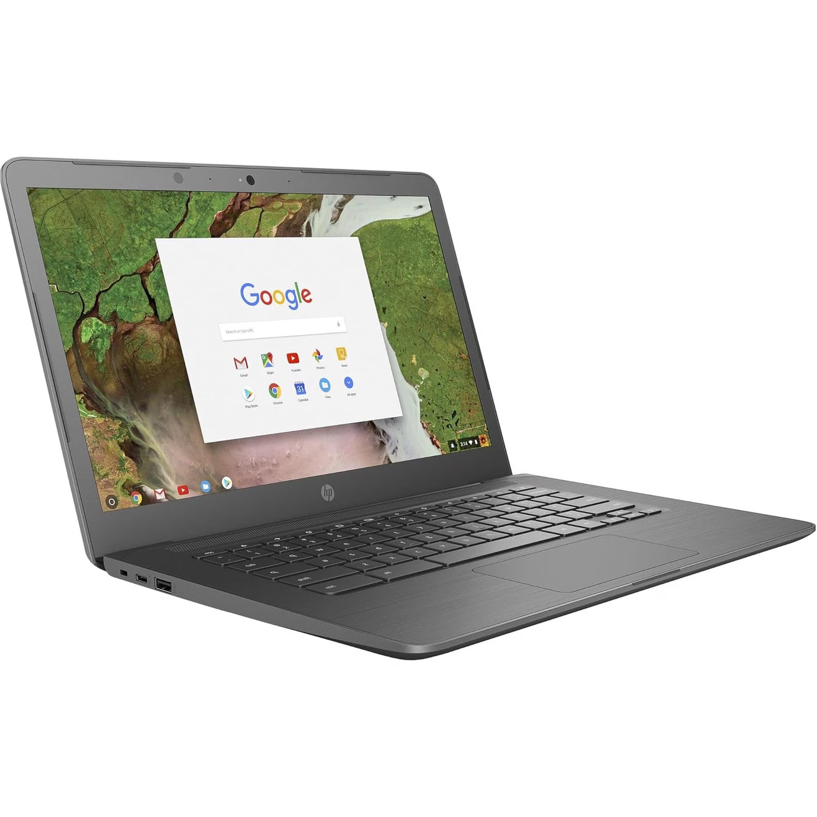 HP Chromebook 14 G5 14″ Intel Celeron N3350 1.1Ghz 4GB RAM 16GB SSD Grade C