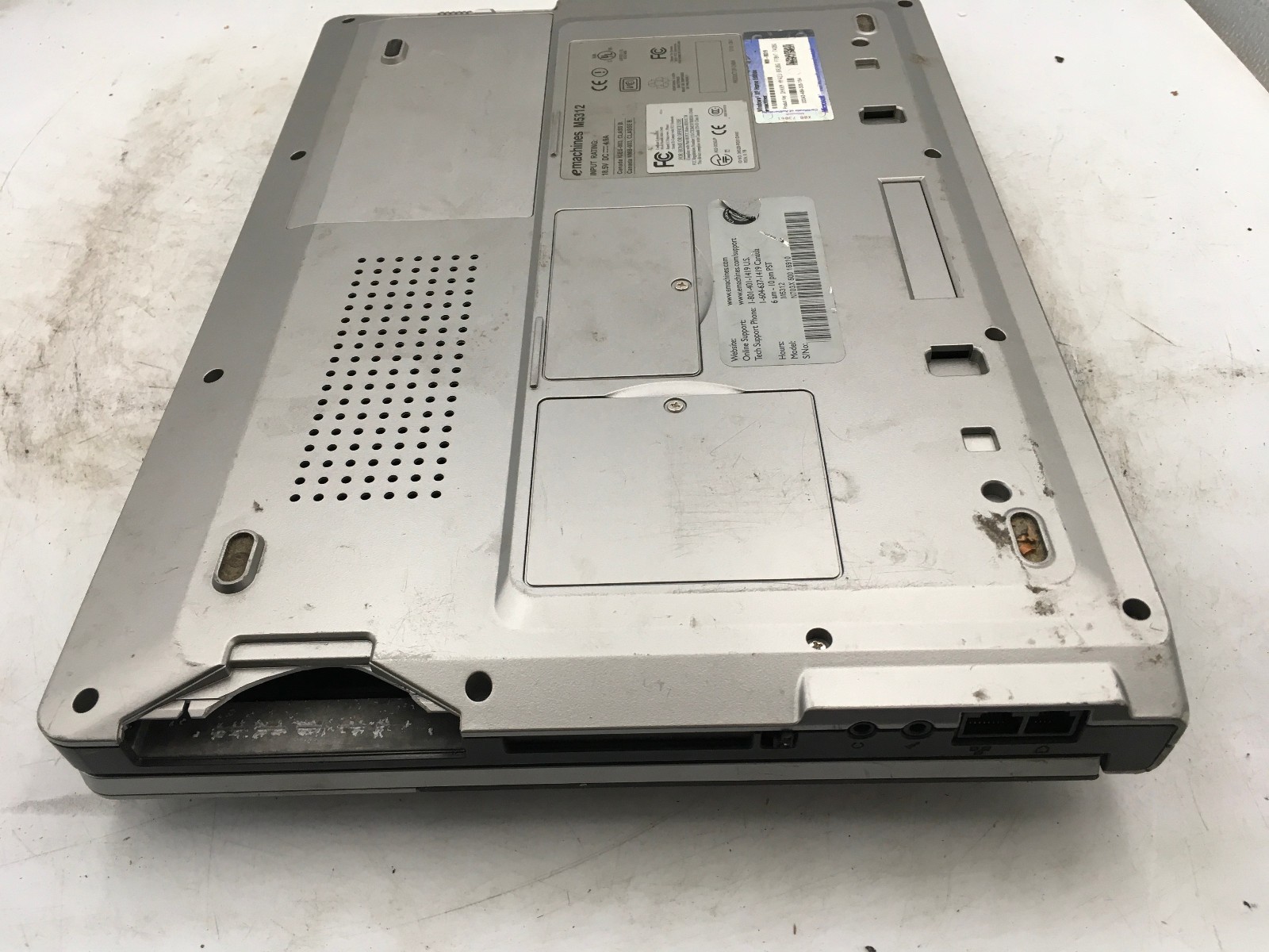 EMACHINES M5312 – BOOTS TO BIOS – AMD ATHLON X2 – 512MB RAM – 15″ – READ DESC-BB