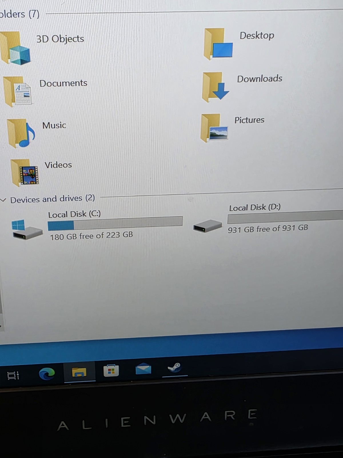 Dell Alienware Pf69. 16ram, 1TGB SSD, 17inch