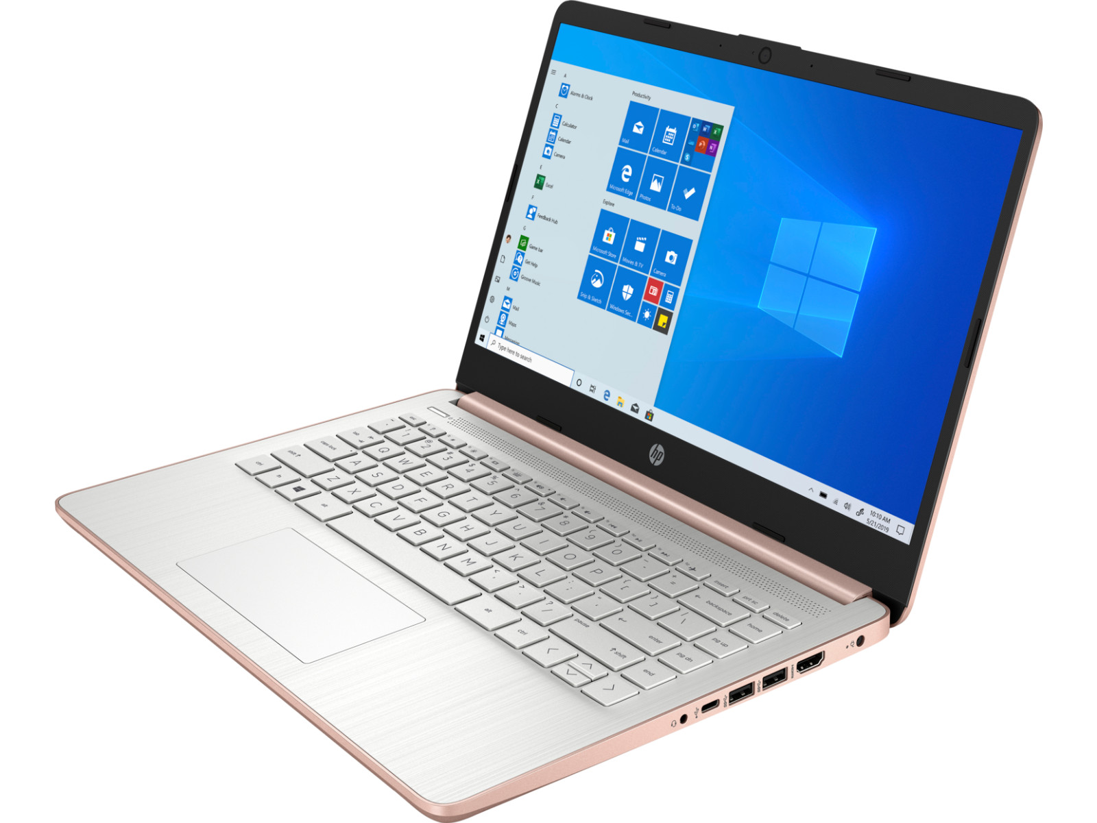 HP 14” HD Laptop, AMD 2-Core CPU, 8GB RAM 184GB SSD (64+120), Win 11, MS 365