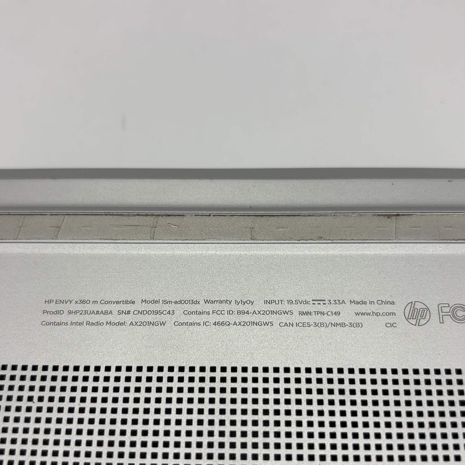 HP Envy x360 15M-ED0013DX 15.6″ i5-1035G1 1.0GHz 8GB RAM 256GB SSD