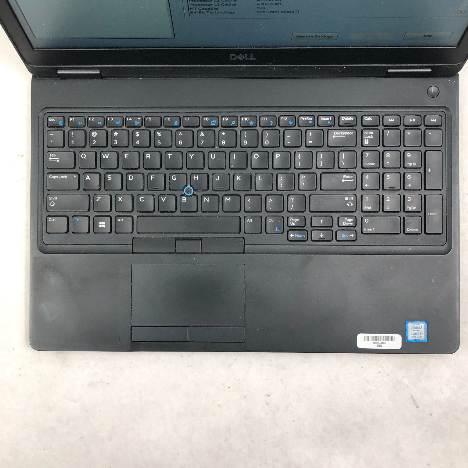 Dell Precision 3530 i7-8850H 2.6GHz 16GB RAM 512GB NVIDIA Quadro P600 No OS