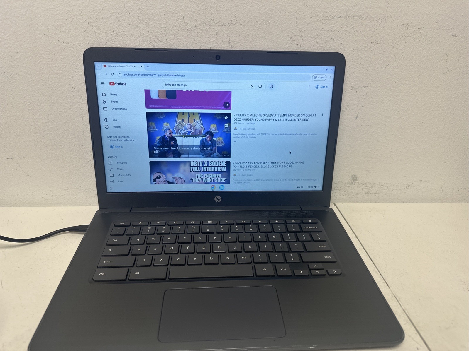 HP CHROMEBOOK 14A G5 AMD A4 PORCESSOR, 4GB RAM, 32GB
