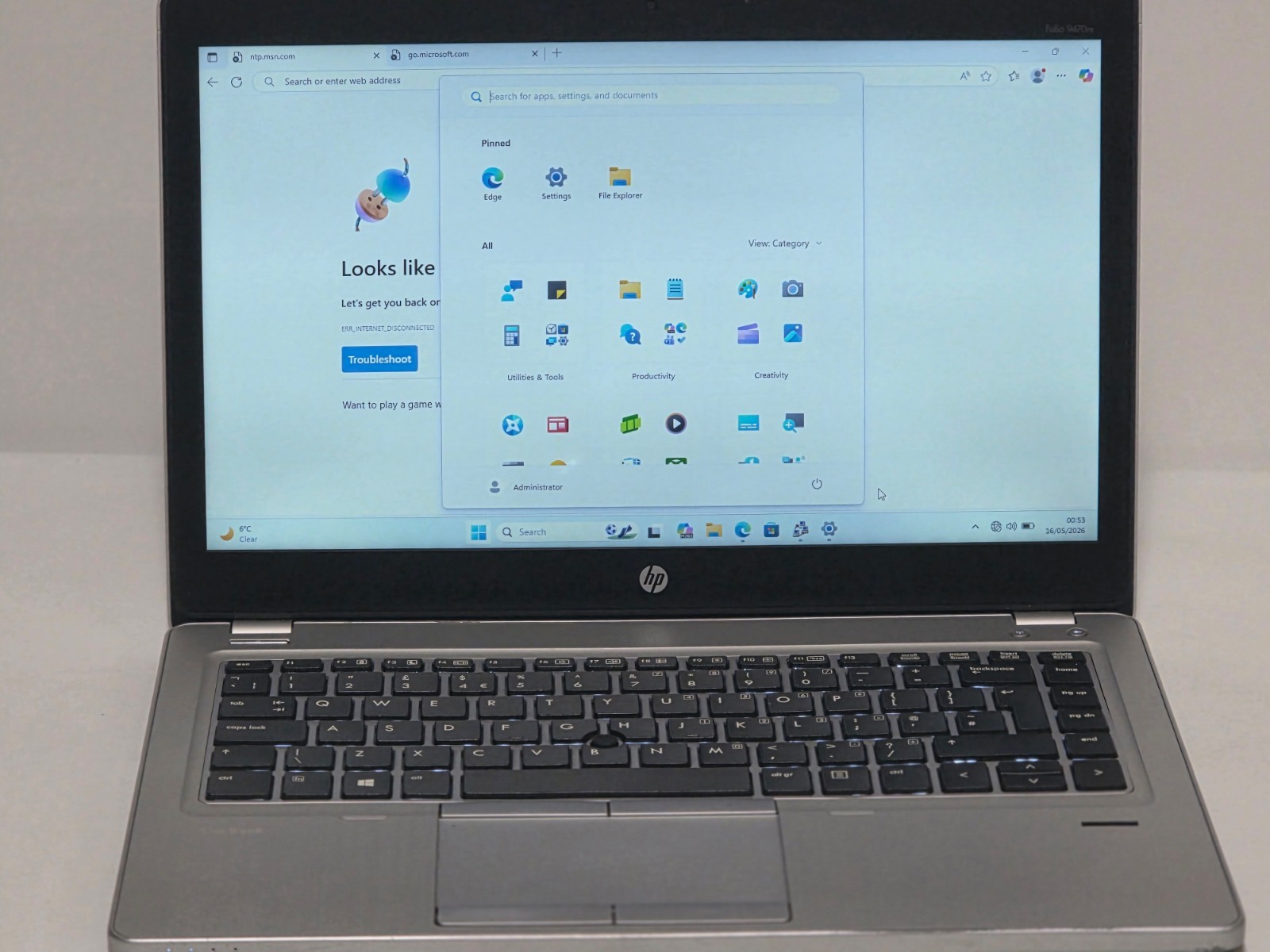 HP ELITEBOOK FOLIO 9470M 14″i5-3427U 8GB 128GB SSD + 500GB FAULTY KEYBOARD