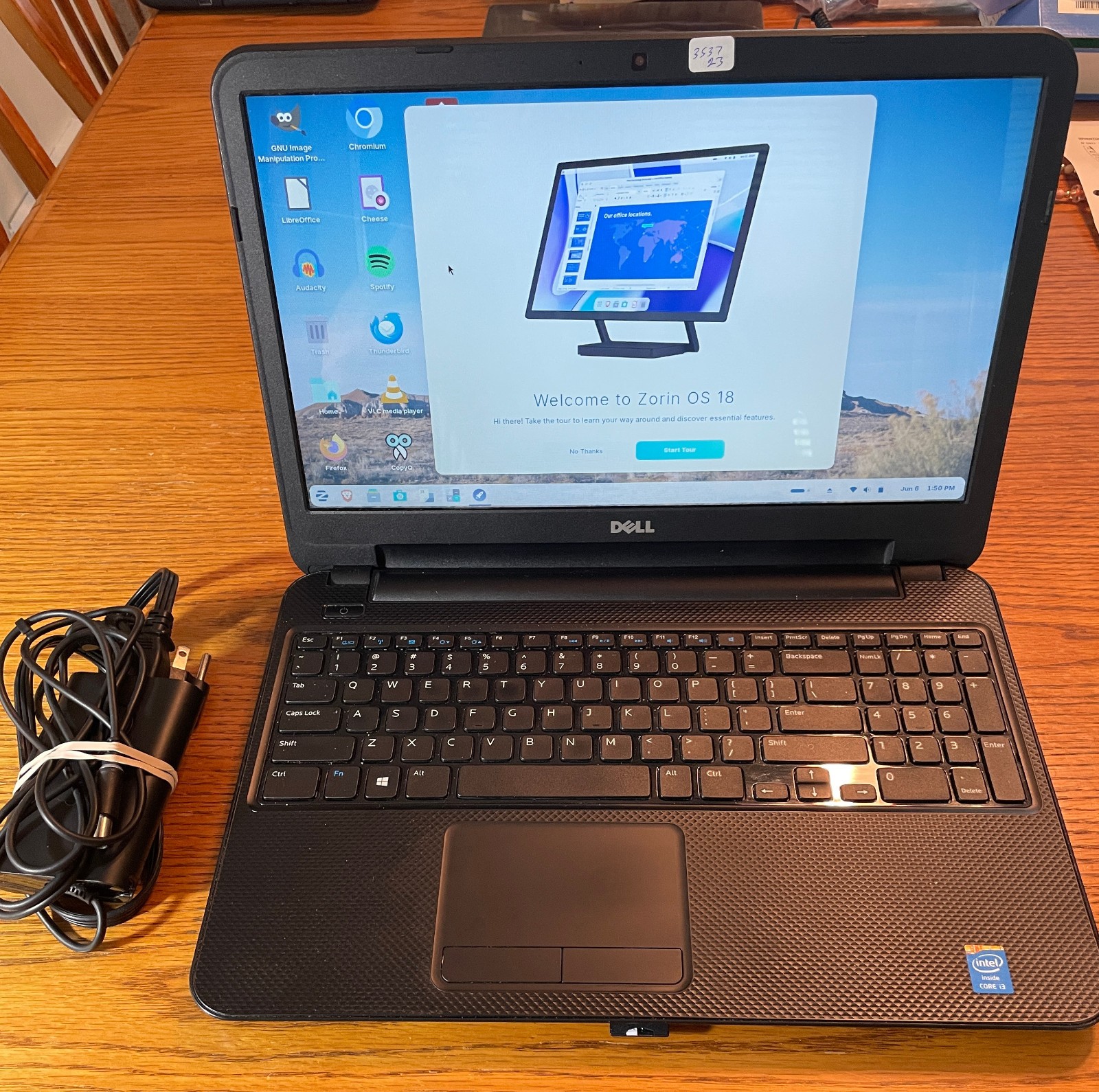 DELL INSPIRON 15-3537 Laptop 15″ i3 256gb+1tb Linux Zorin 18-extras-23