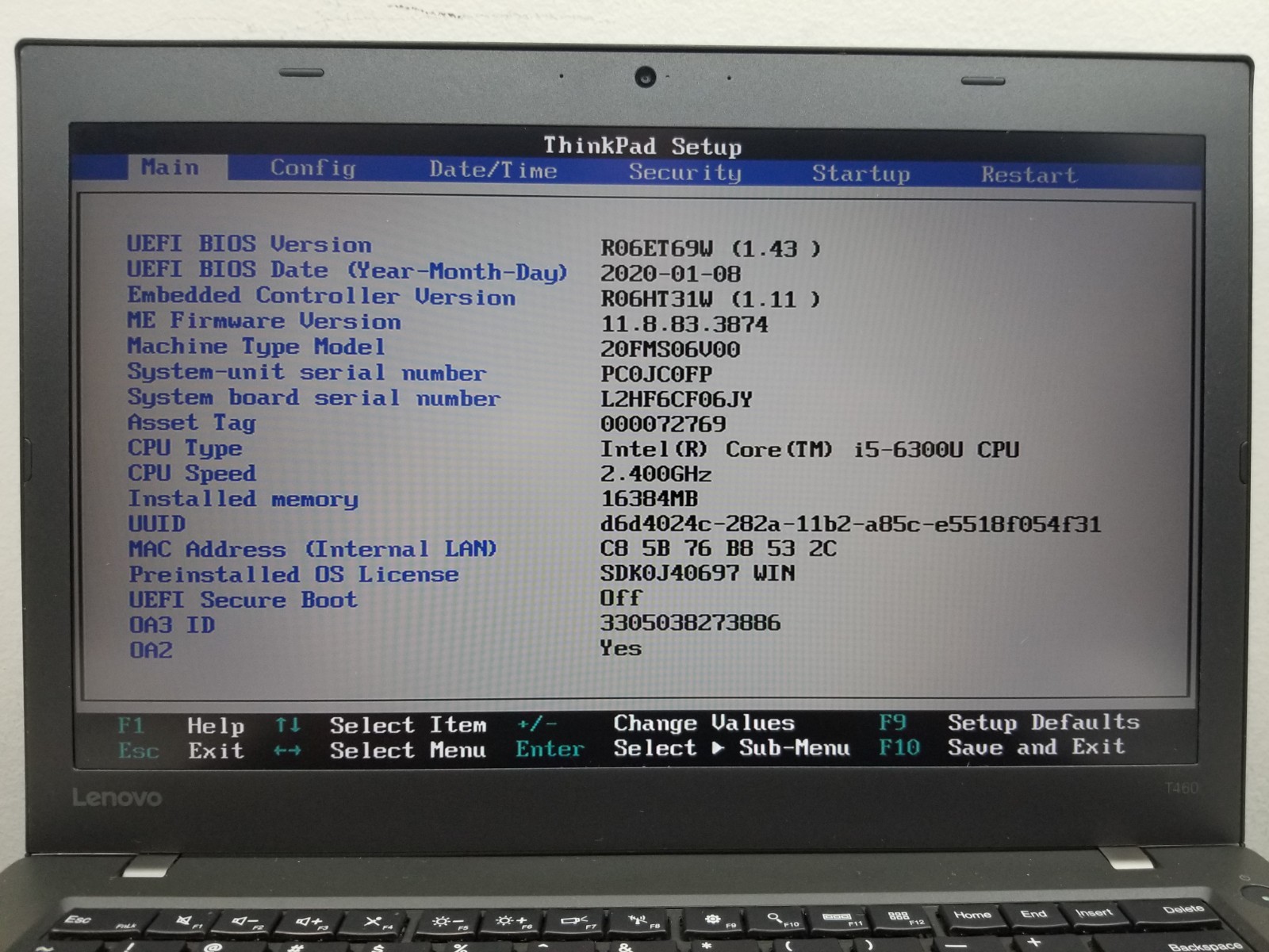 Lenovo ThinkPad T460 14″ FHD i5-6300U 2.4GHz 16GB RAM 512GB SSD Win 11 Pro READ