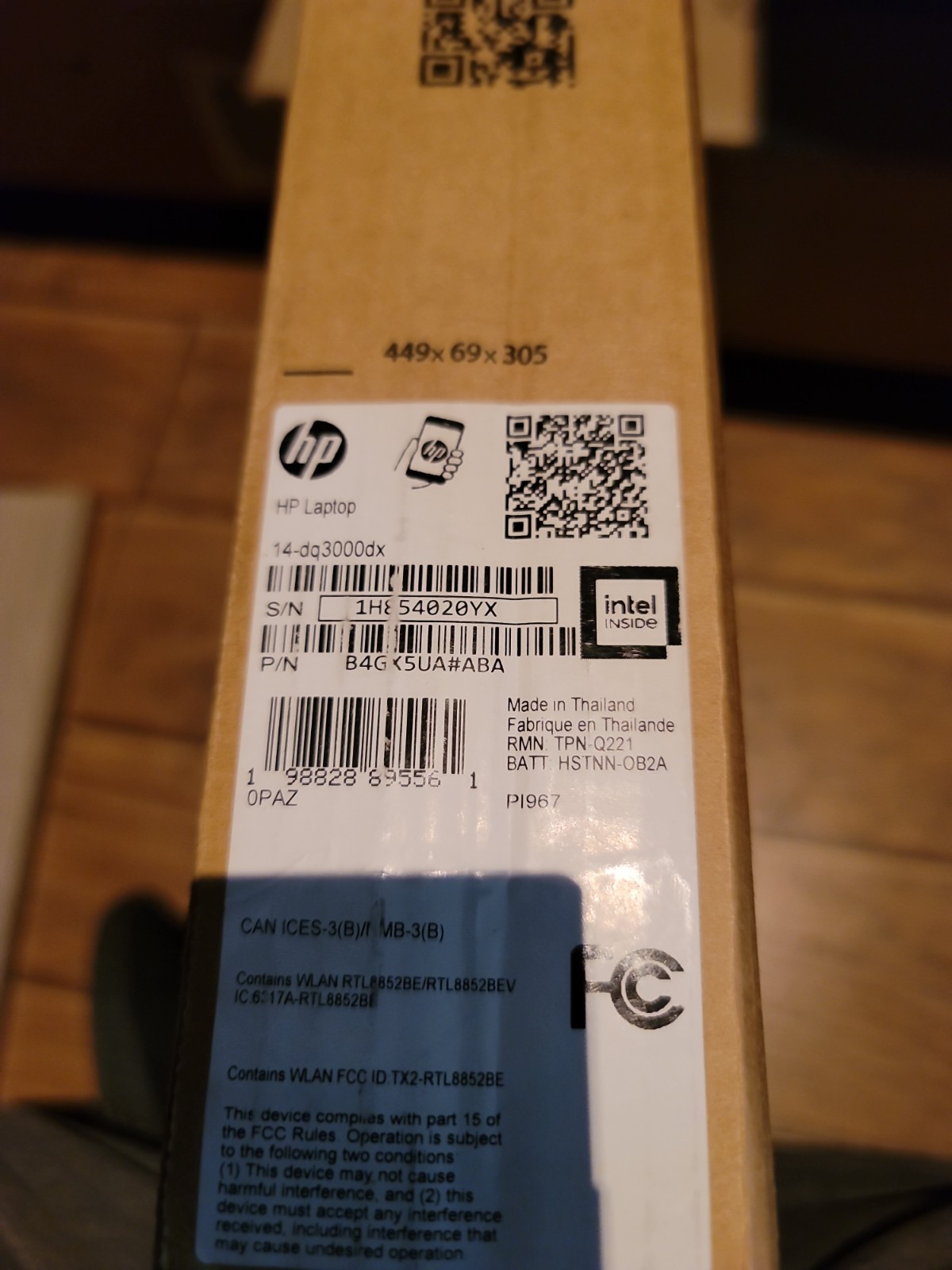HP Laptop 14-dq3000dx 14″ Intel Celeron N4500 4GB DDR4 64GB eMMC Windows 11 Home