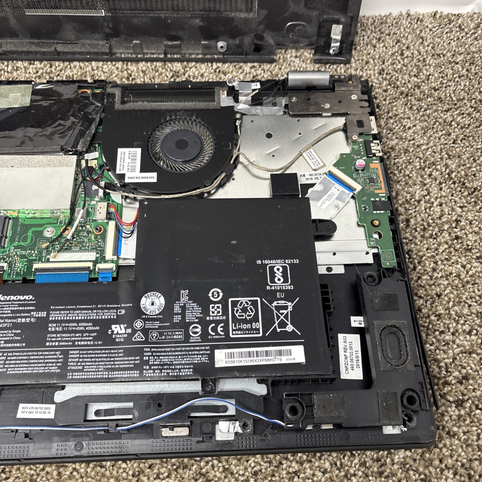 LENOVO EDGE 2 1580 FOR PARTS/REPAIR INTEL I7 NO RAM READ DESCRIPTION DAMAGED