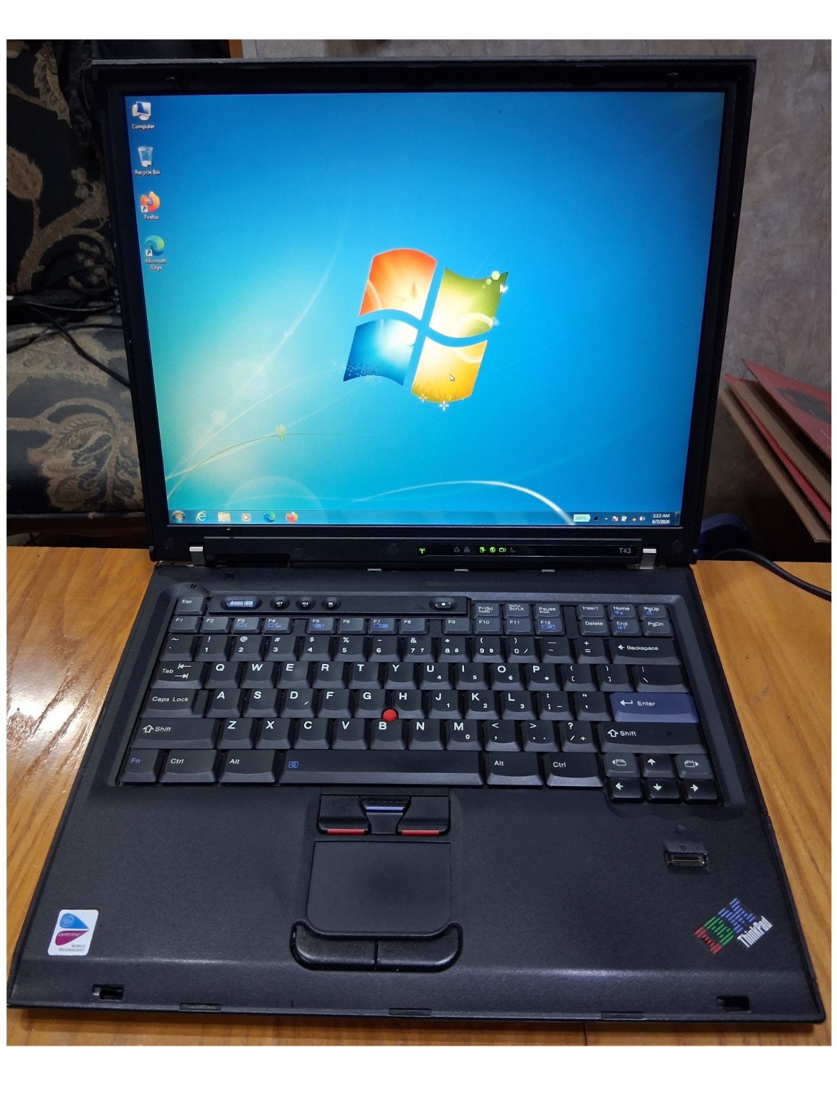 T43 IBM Thinkpad Laptop , Very Clean, 100% Tested. ATI Graphics, 15-in SXGA