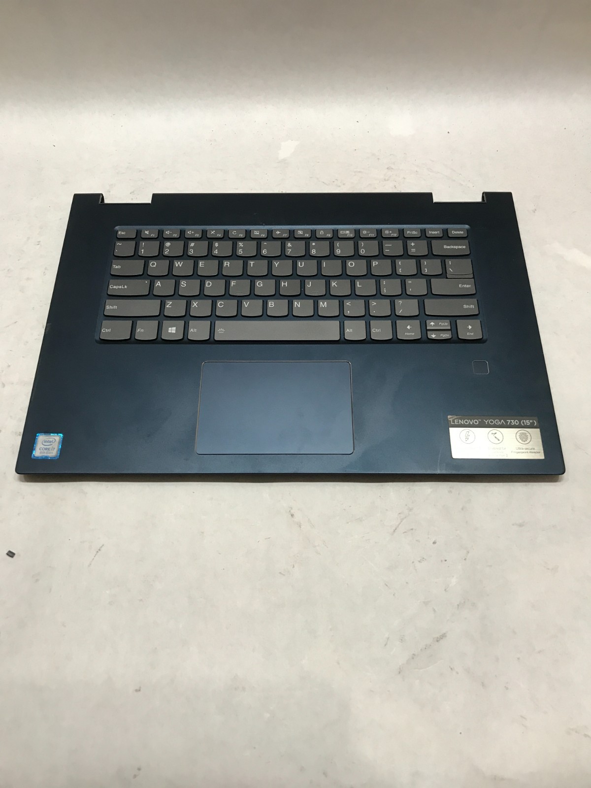 Lenovo Yoga 730-15IWL PALMREST/BOTTOM ONLY NO MOTHERBOARD For Parts READ!!! – DW