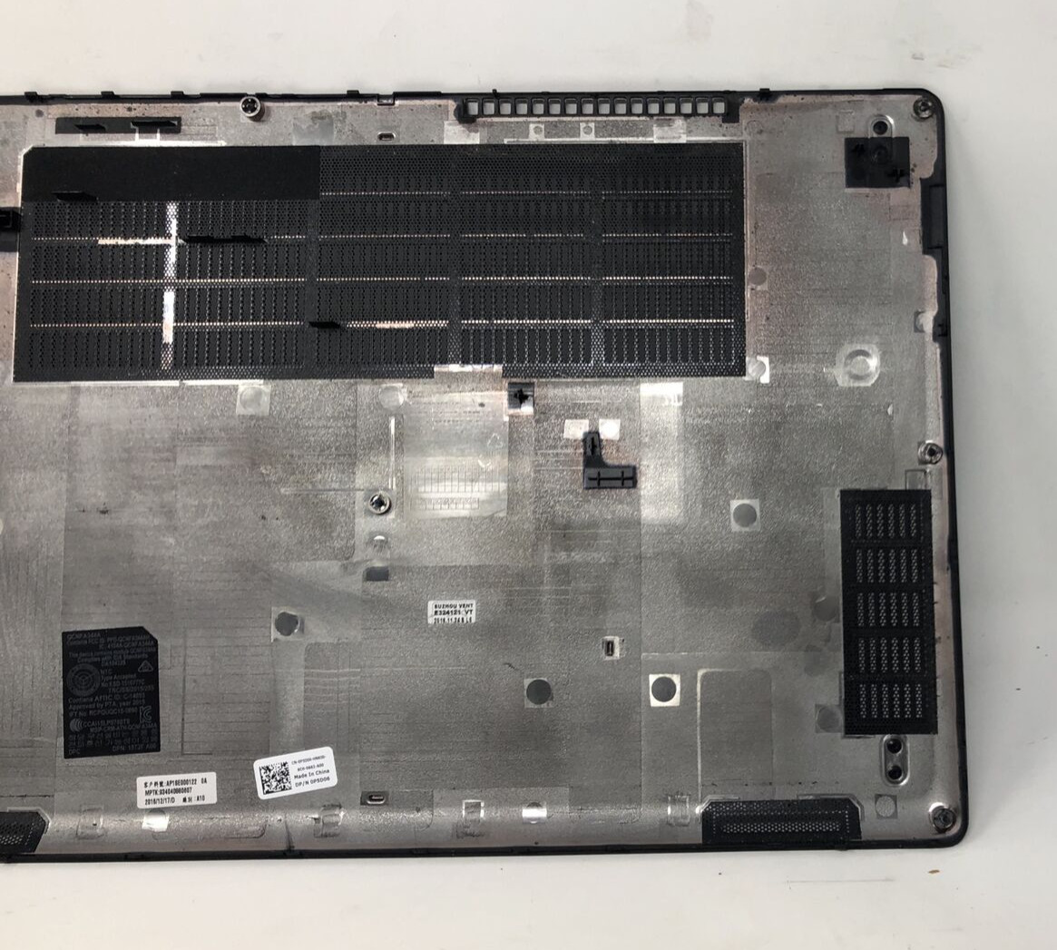 Dell Latitude 3520 Bottom Cover – Few Scratches, Clips Intact