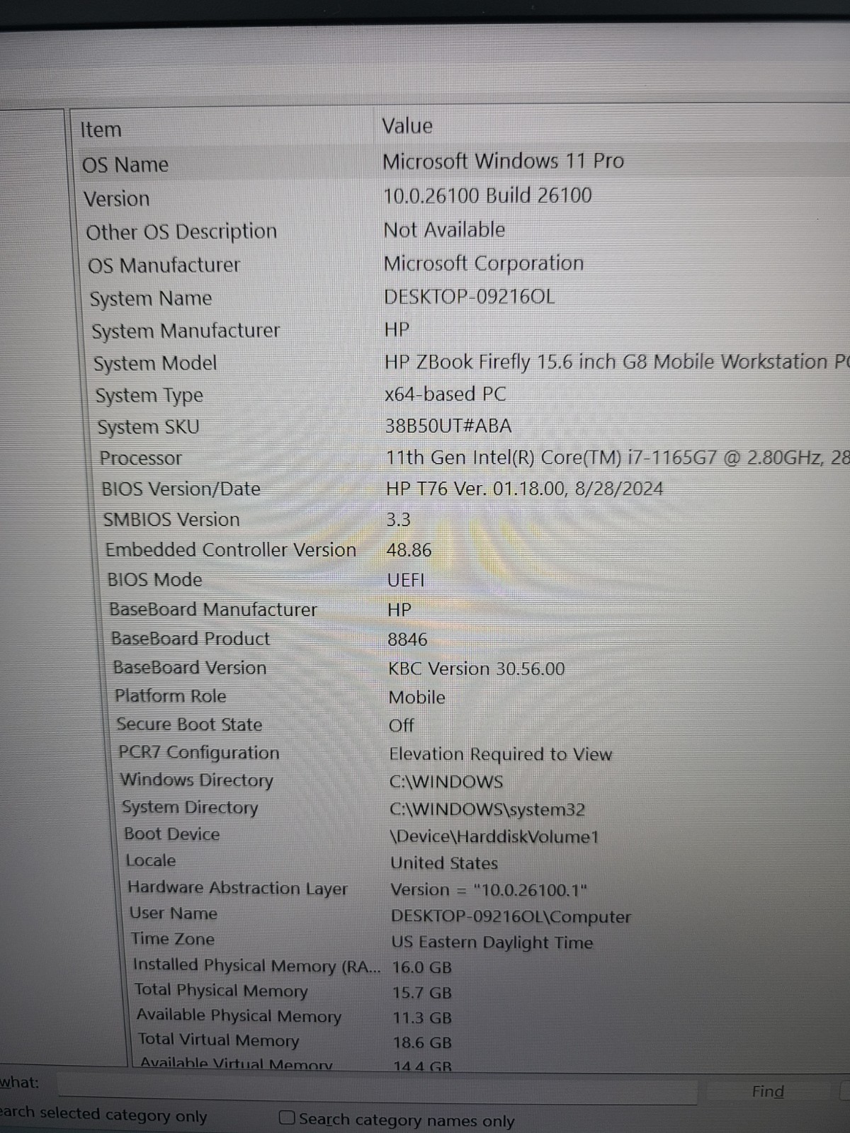 HP zBook Firefly 15 G8 i7-1165G7 2.80GHz 16GB RAM 512GB SSD WIN 11 Pro w/Charger