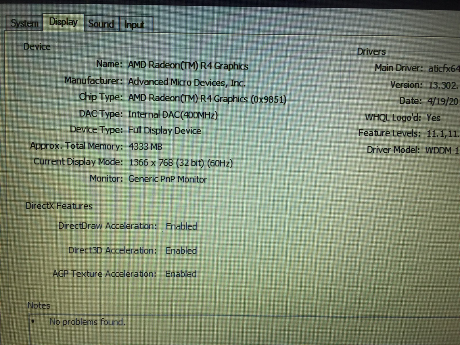 *Bad Battery*Lenovo G50-45 Laptop 80E3-X014CF/AMD A6-6310/8GB RAM/1TB HDD/Win8.1