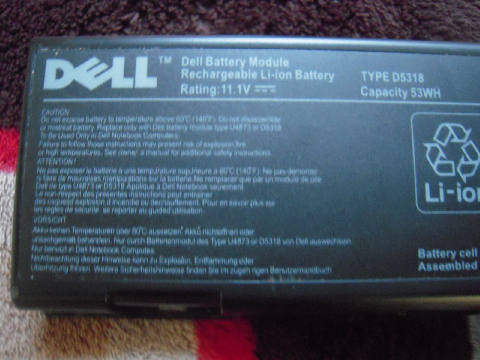 DELL INSPIRON 6K 15.4″ LCD WINDOWS XP INTEL CENTRINO CHIP (FOR PARTS OR REPAIR)