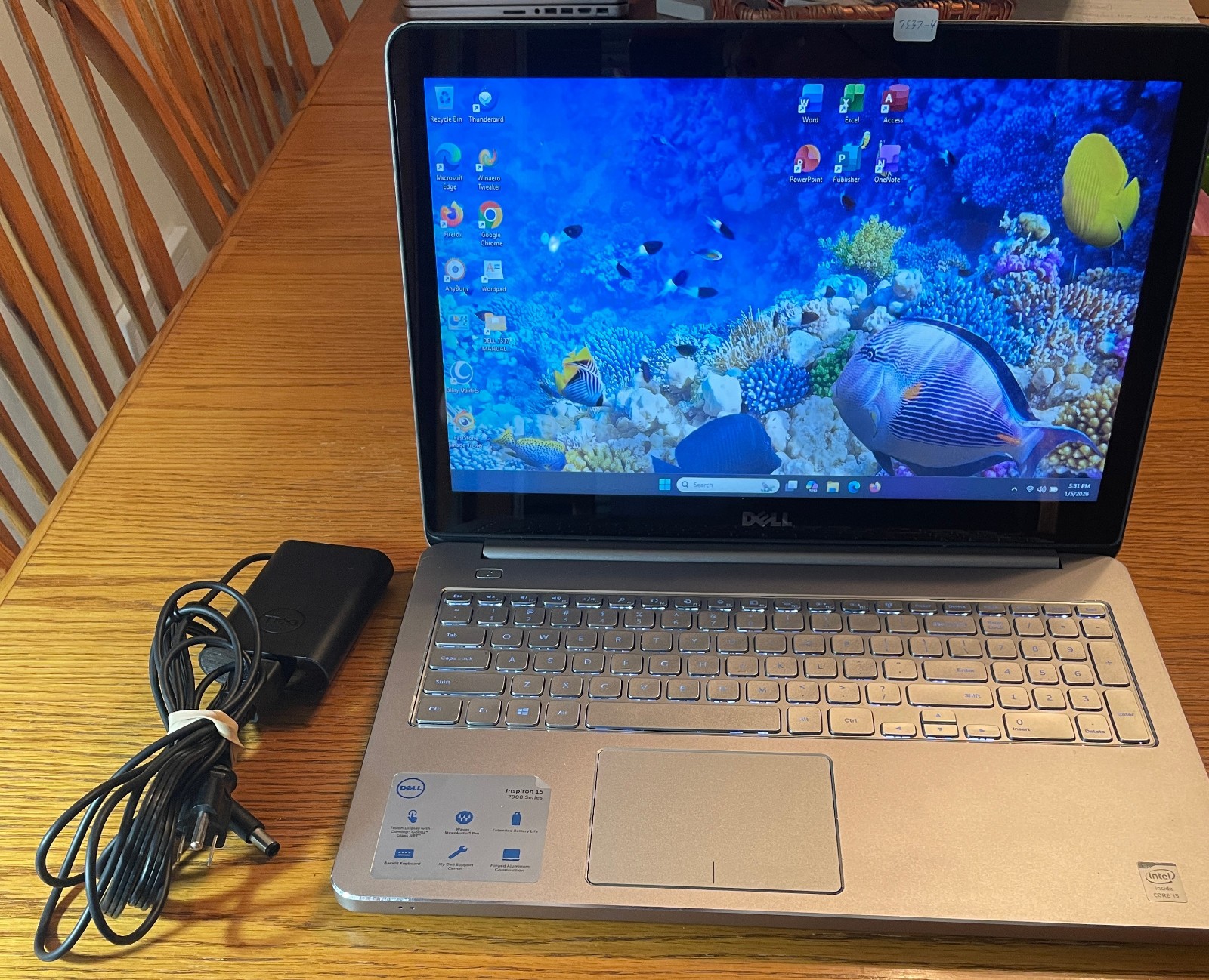 DELL INSPIRON 7537 Laptop *TOUCH* 15″ i5 Win11 Pro 25H2/Office 2021-extras-4