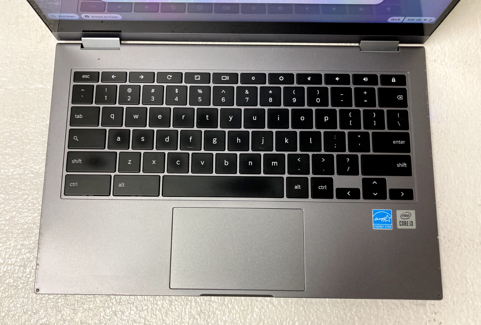 Samsung Galaxy Chromebook XE530QDA 13.3″i3-10110U @2.10GHz 8GB RAM 128GB SSDREAD
