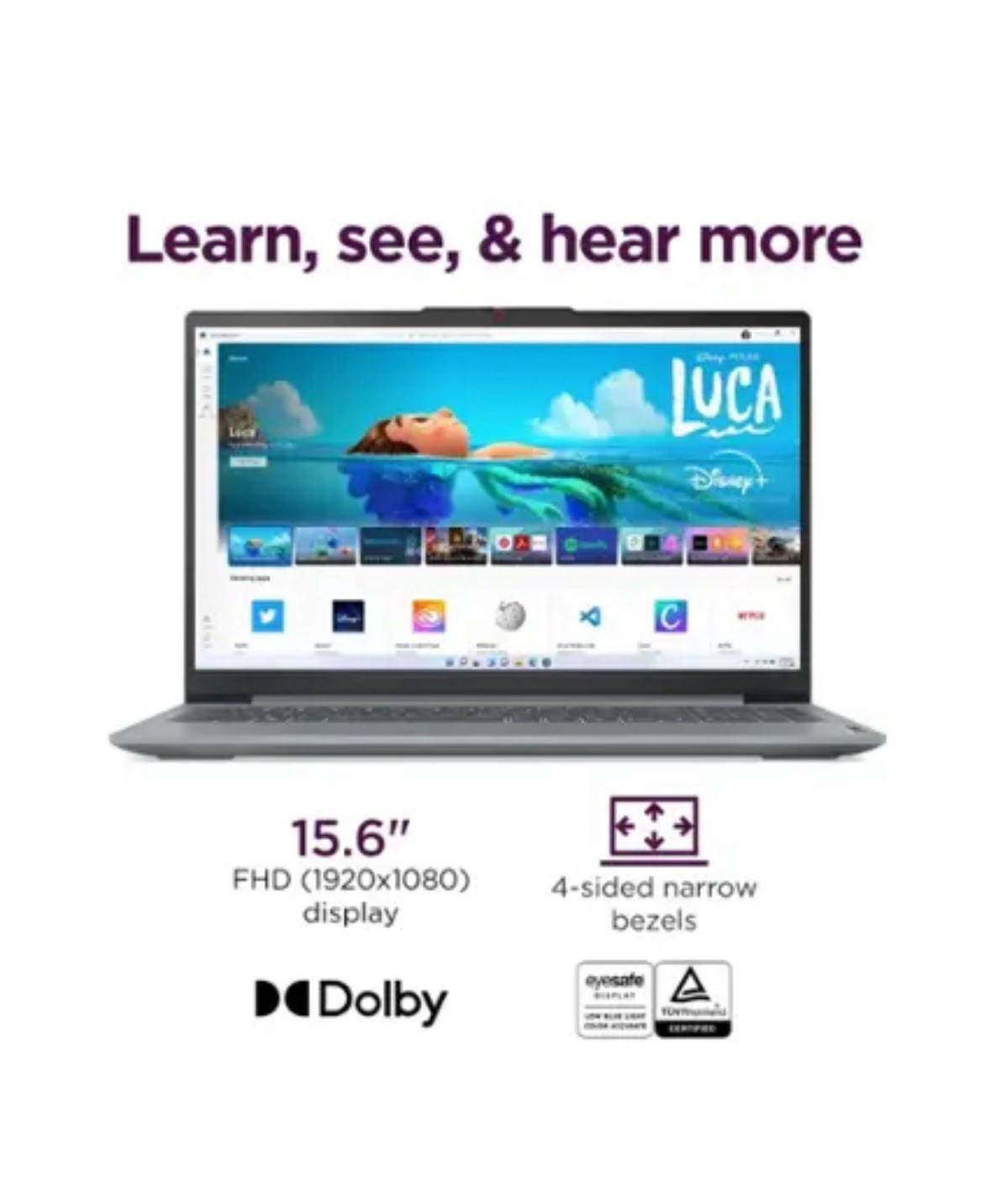 NEW Lenovo IdeaPad Slim 3i 15.6″ Full HD Laptop Intel Core i3-N305 – 8GB Memory