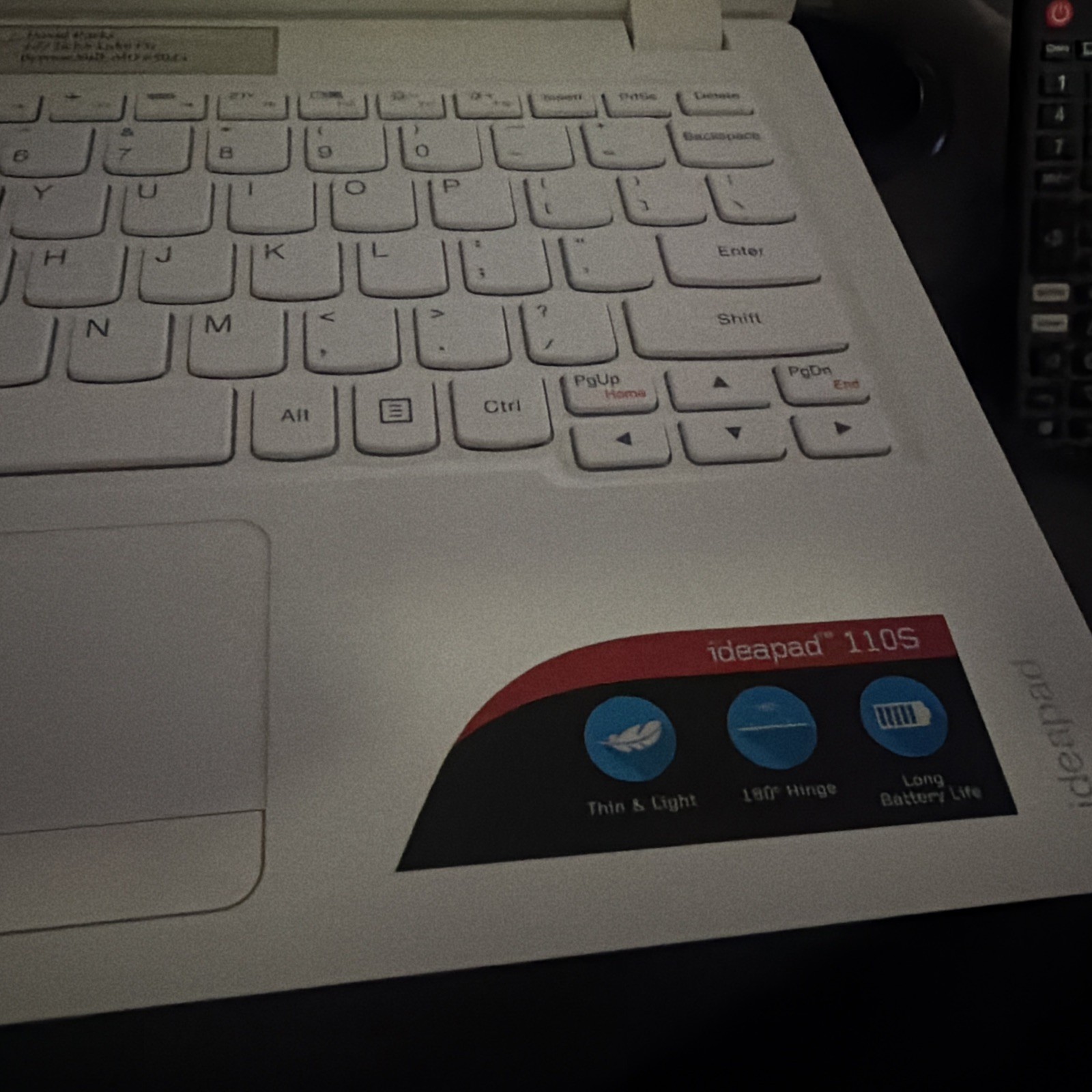 Lenovo IdeaPad 110S 11.6″ White Laptop Celeron Tested Works Great Sold As Is