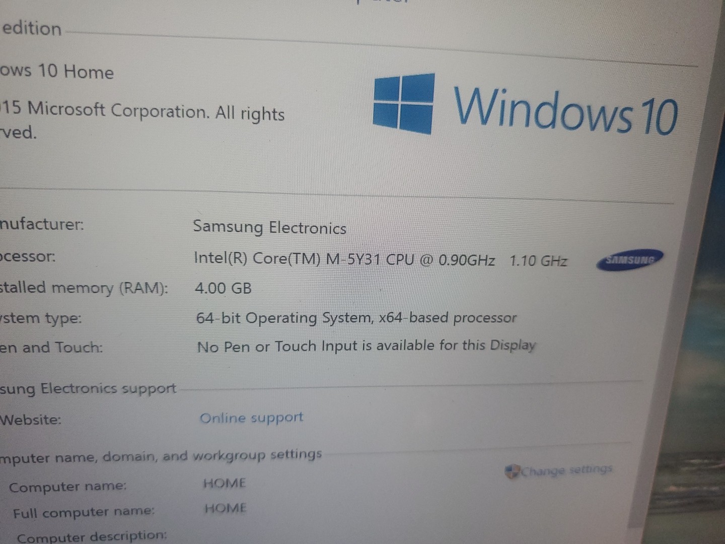 Samsung ATIV Book 9- Intel Core M, 4GB, 128GB SSD, NP930X2K-K02US