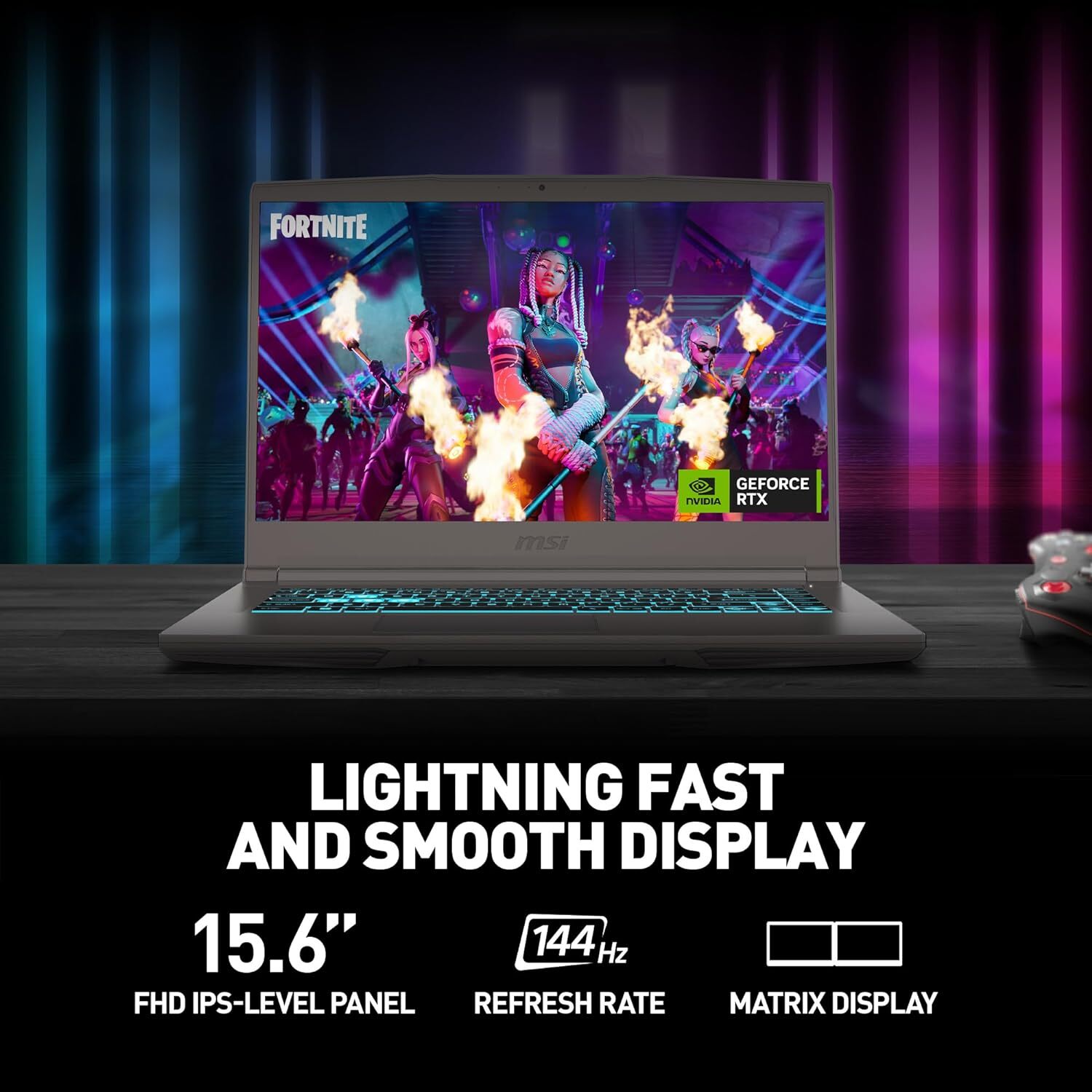 MSI Thin 15.6″ B13V Gaming 144Hz FHD i5-13420H 32GB 1TB SSD GeForce RTX 4050 Cam