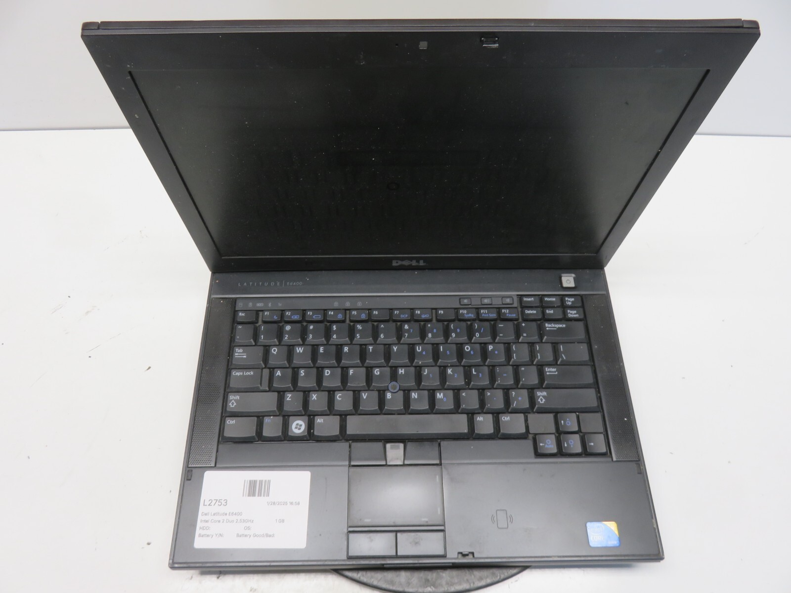 Dell Latitude E6400 Intel Core 2 Duo 2.53GHz 1 GB NO HDD No Batt