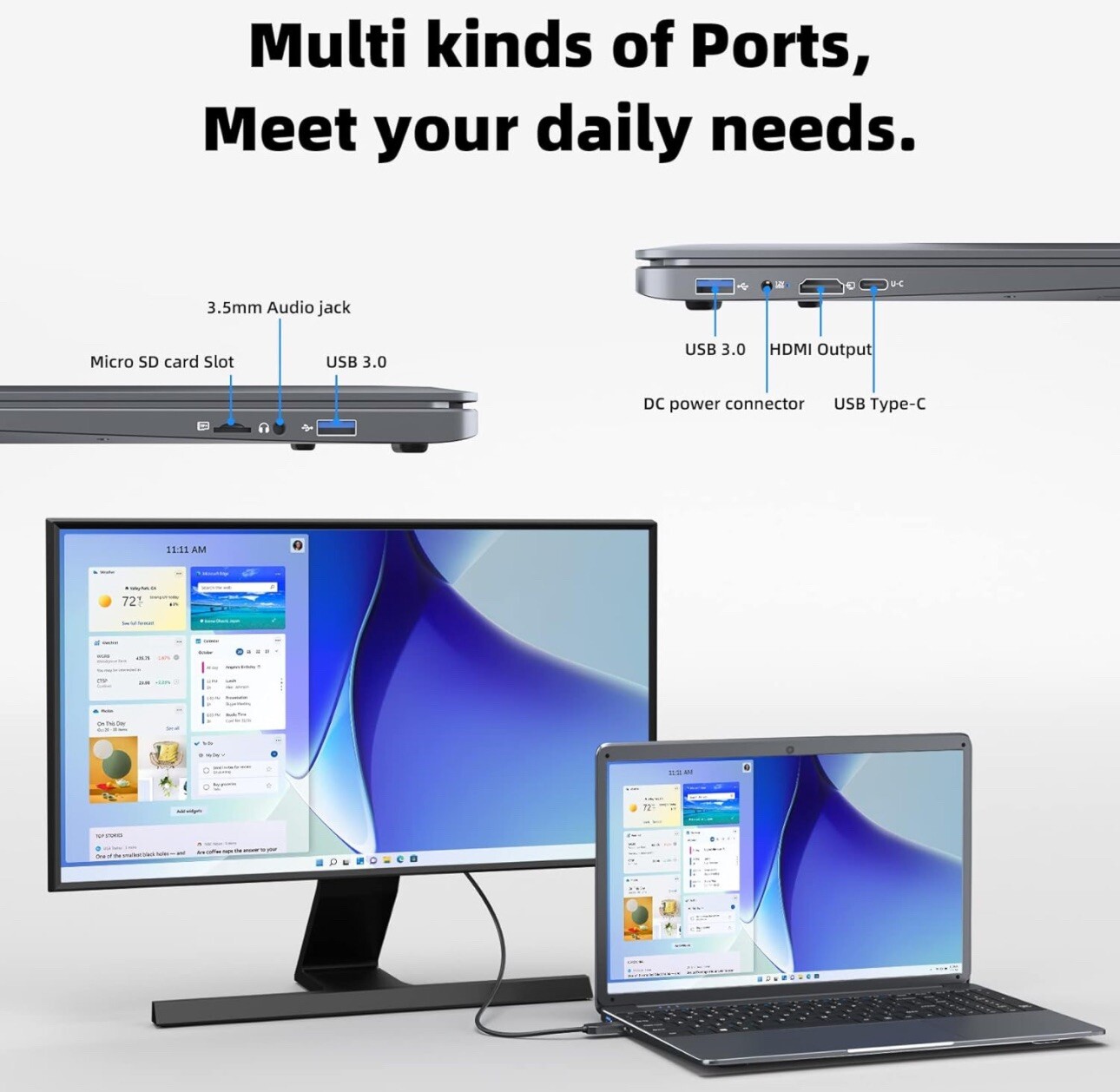 Laptop Computer, 15.6 Inch Laptops