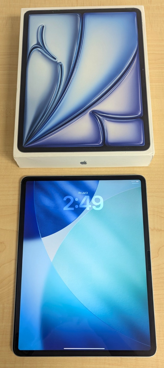 Apple iPad Air 13″ M3 128GB (Blue) MCJ24LL/A Wi-Fi ONLY!