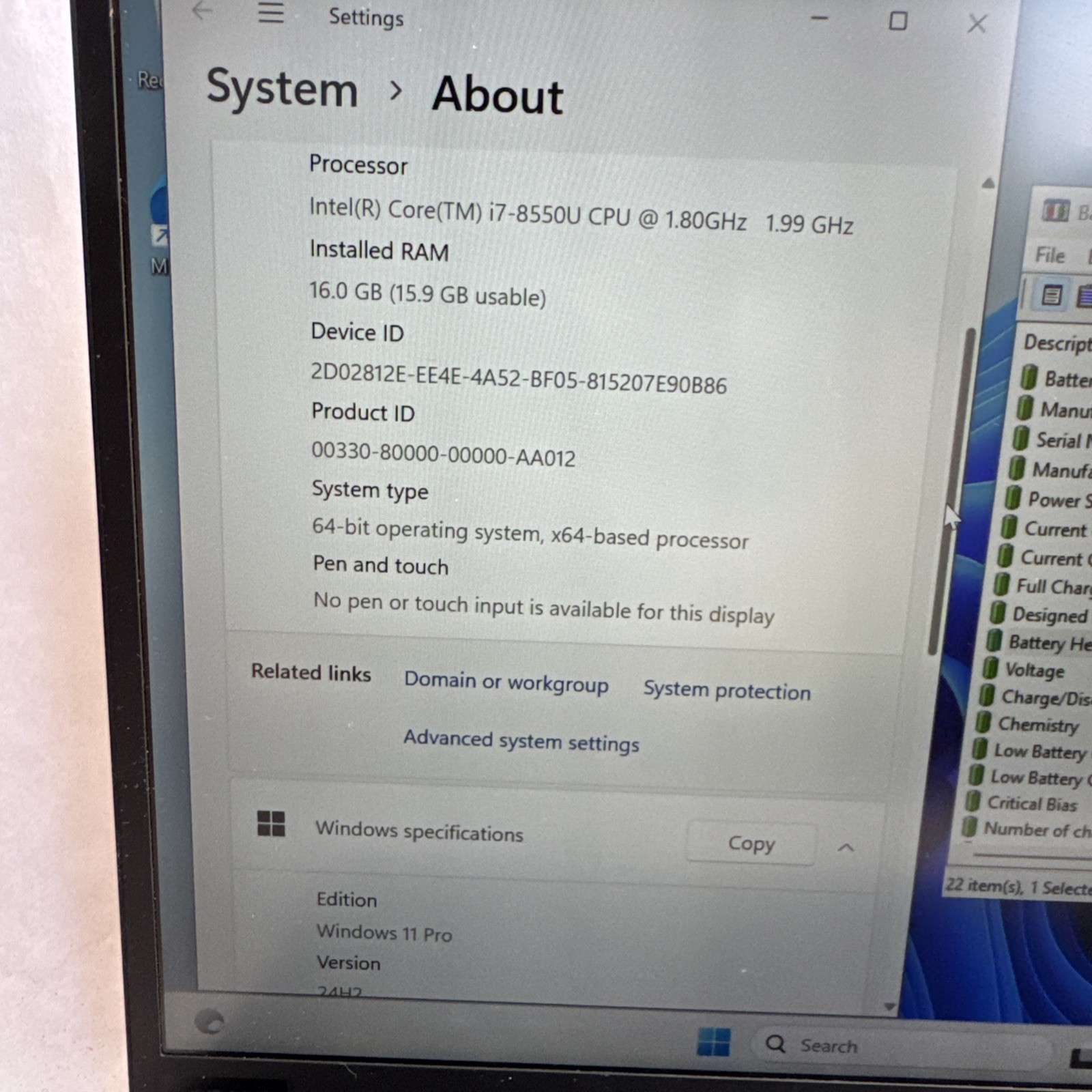 Lenovo ThinkPad X1 Carbon 6th Gen Intel i7-8550U 1.8GHz 16GB RAM 512GB SSD W11P