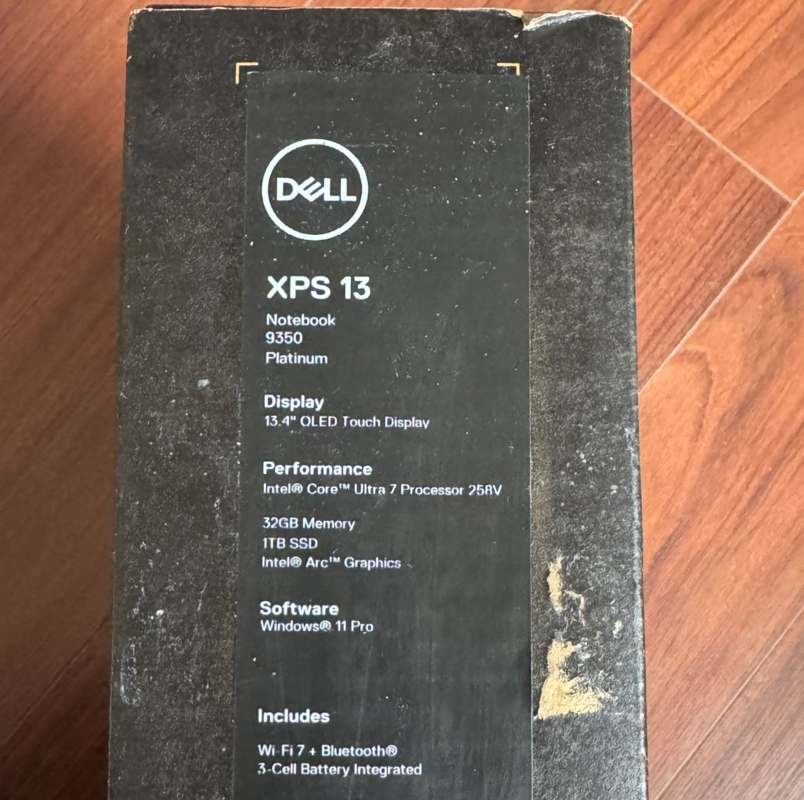 Dell XPS 13 9350 13.4″ 3K OLED Touch Laptop Ultra 7 258V 32GB RAM 1TB SSD