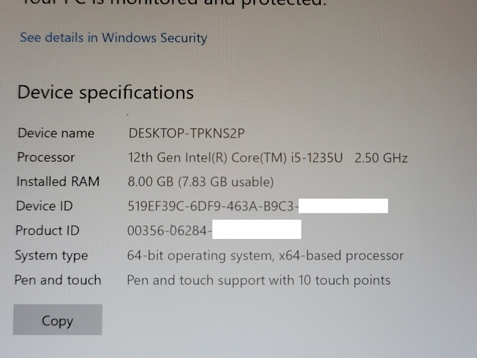 Microsoft Surface Pro 9 13″ 2-in-1 Laptop Intel Core i5-1235U Model 2038
