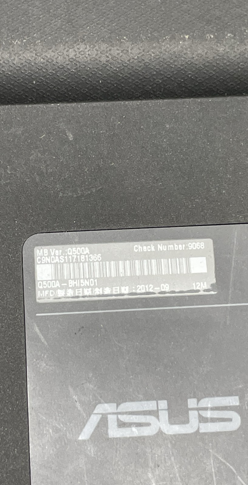 Asus Q500A C9NOAS117181366 X502C D5NOCV430054203 65W Laptop No HDD Lot of 2