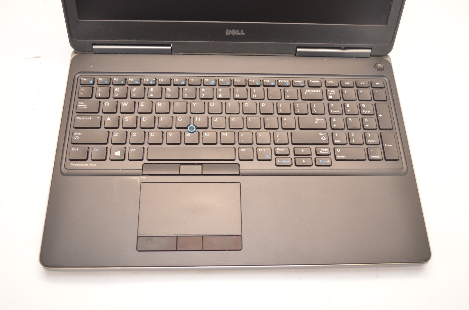 Dell Precision 7520 i7-7700HQ 2.8GHz 16GB Ram No HDD Pro Quadro M1200 “Ex” Batt