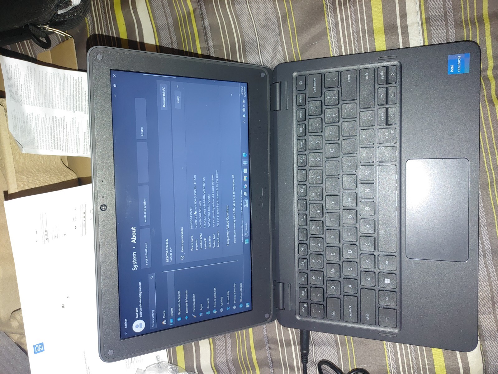 $120 OFF NEW DELL LATITUDE LAPTOP WINDOWS 11. ORIG PRICE $369. ASKING ONLY $199