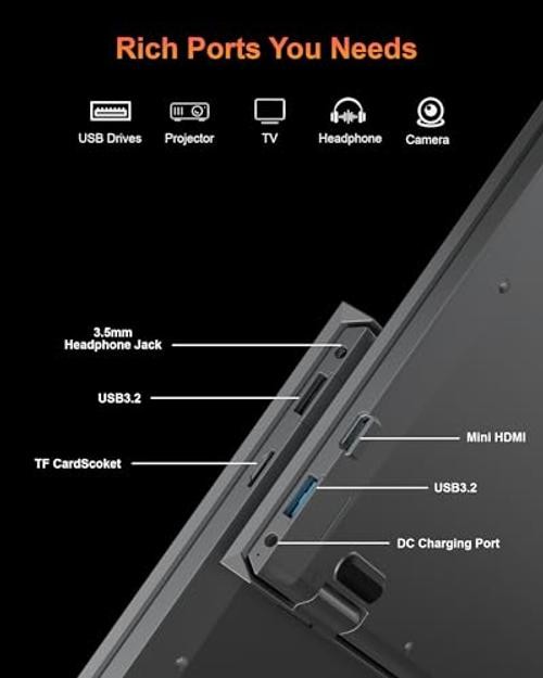 14 Inch Laptop Portable Laptop Computer for Student & Business, 8GB RAM, 256GB