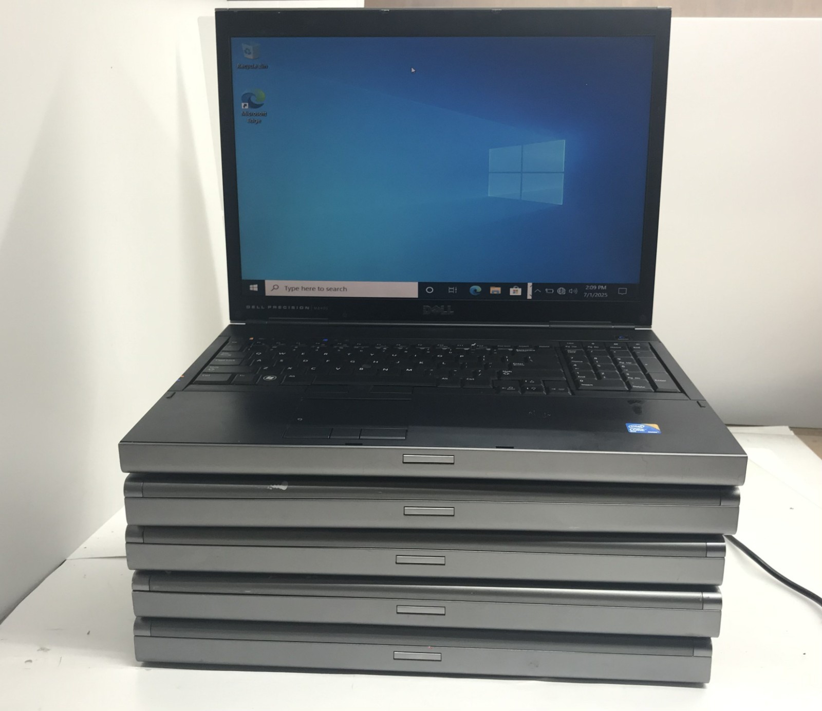 LOT-5 DELL PRECISION M6400 C2D-P8600@2.4GHZ 4GB RAM 128GB SATA SSDS W10 PRO *QTY