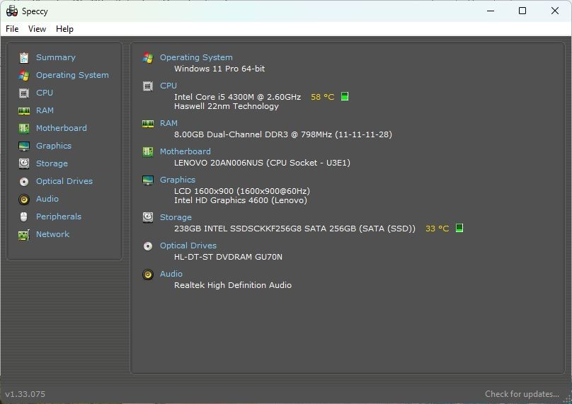 Lenovo ThinkPad T440p i5 CPU 8GB RAM 256GB SSD HD+ Win11Pro NEW BATTERY Grade A