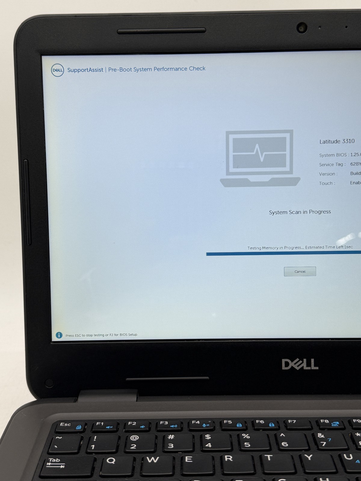Dell Latitude 3310 13.3in i5-8265U 8GB 256GB NO OS *Read*