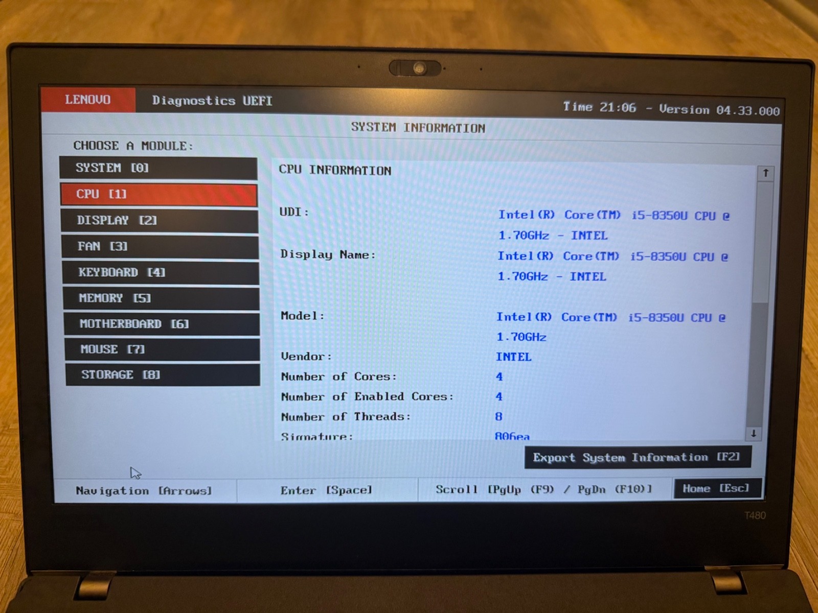 Lenovo ThinkPad T480 14″ (256GB, Intel Core i5 8th Gen., 8GB) Laptop